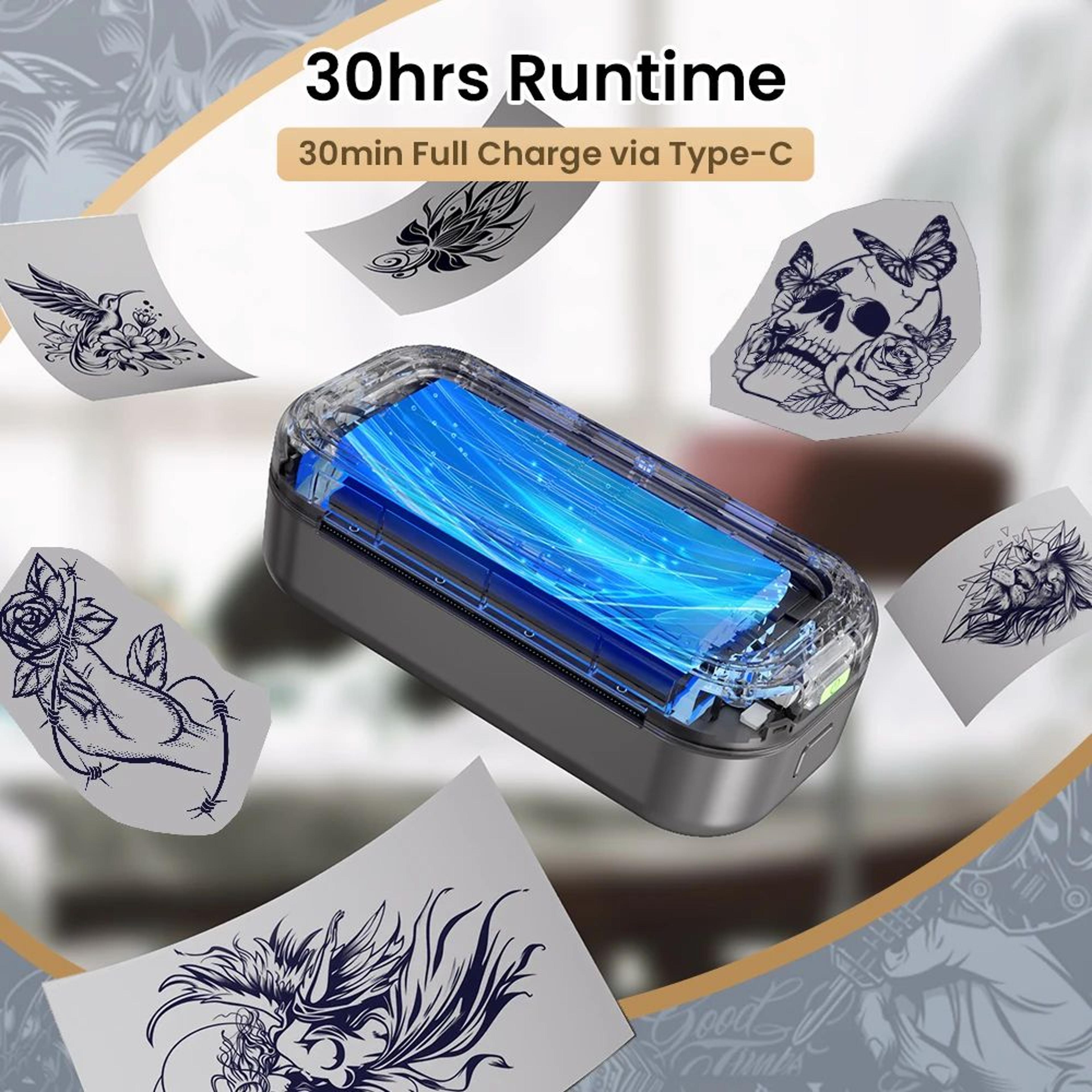 TP31 Mini Bluetooth Tattoo Stencil Printer  Portable Wireless Tattoo Transfer Machine 5
