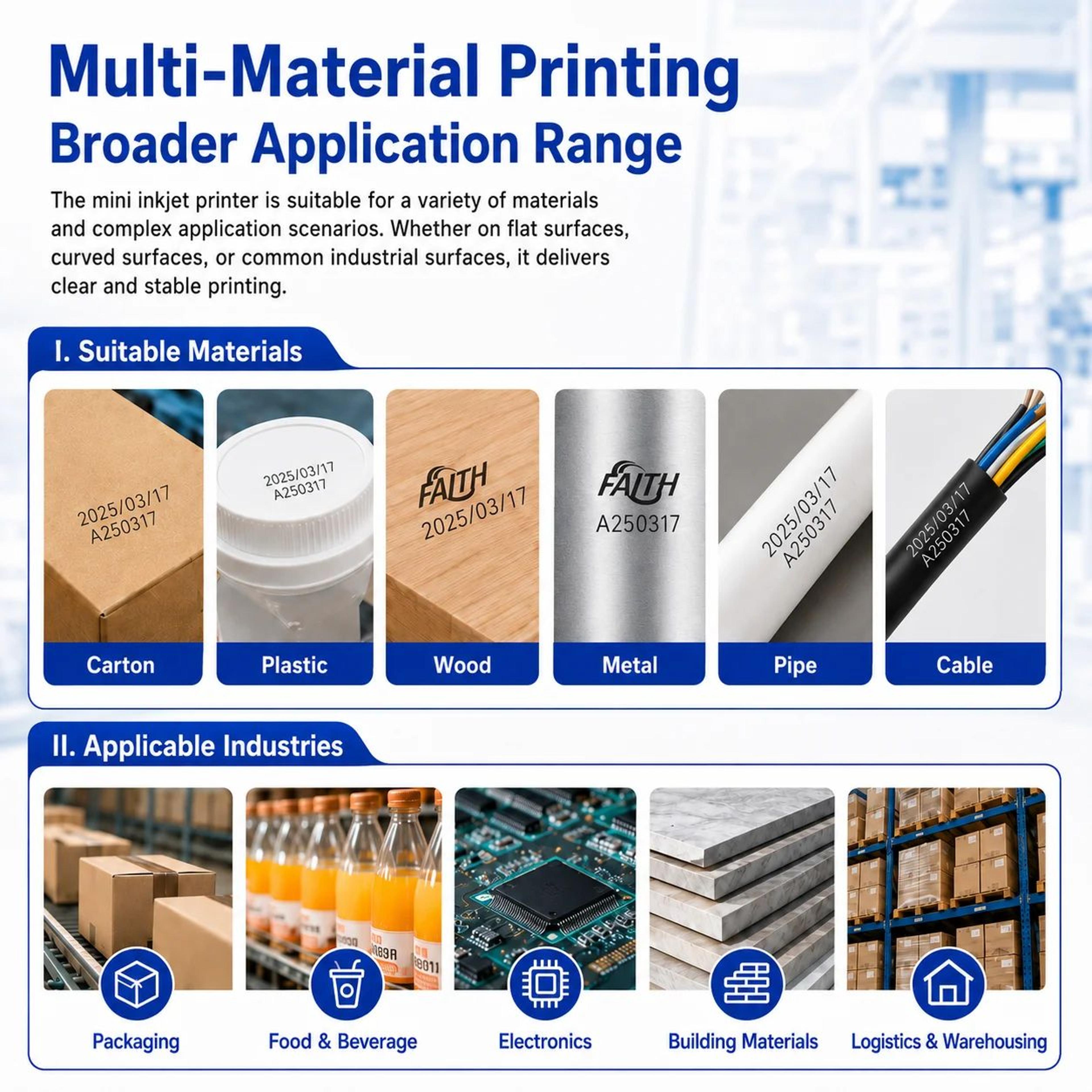 Portable Handheld Inkjet Printer For Date Coding Batch Numbers QR Codes And Logos 5