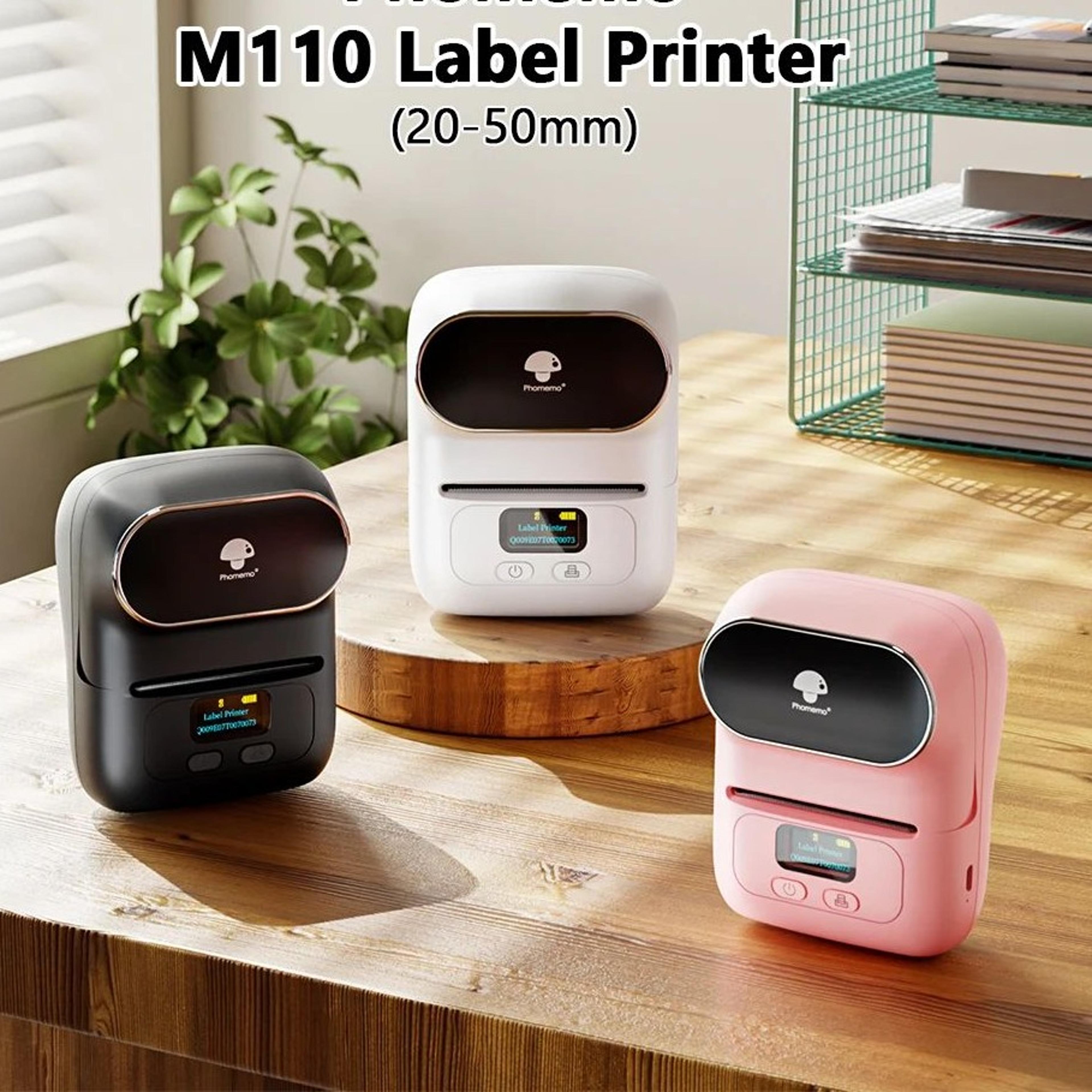 m110 portable bluetooth thermal label printer for shipping, price tags and organization