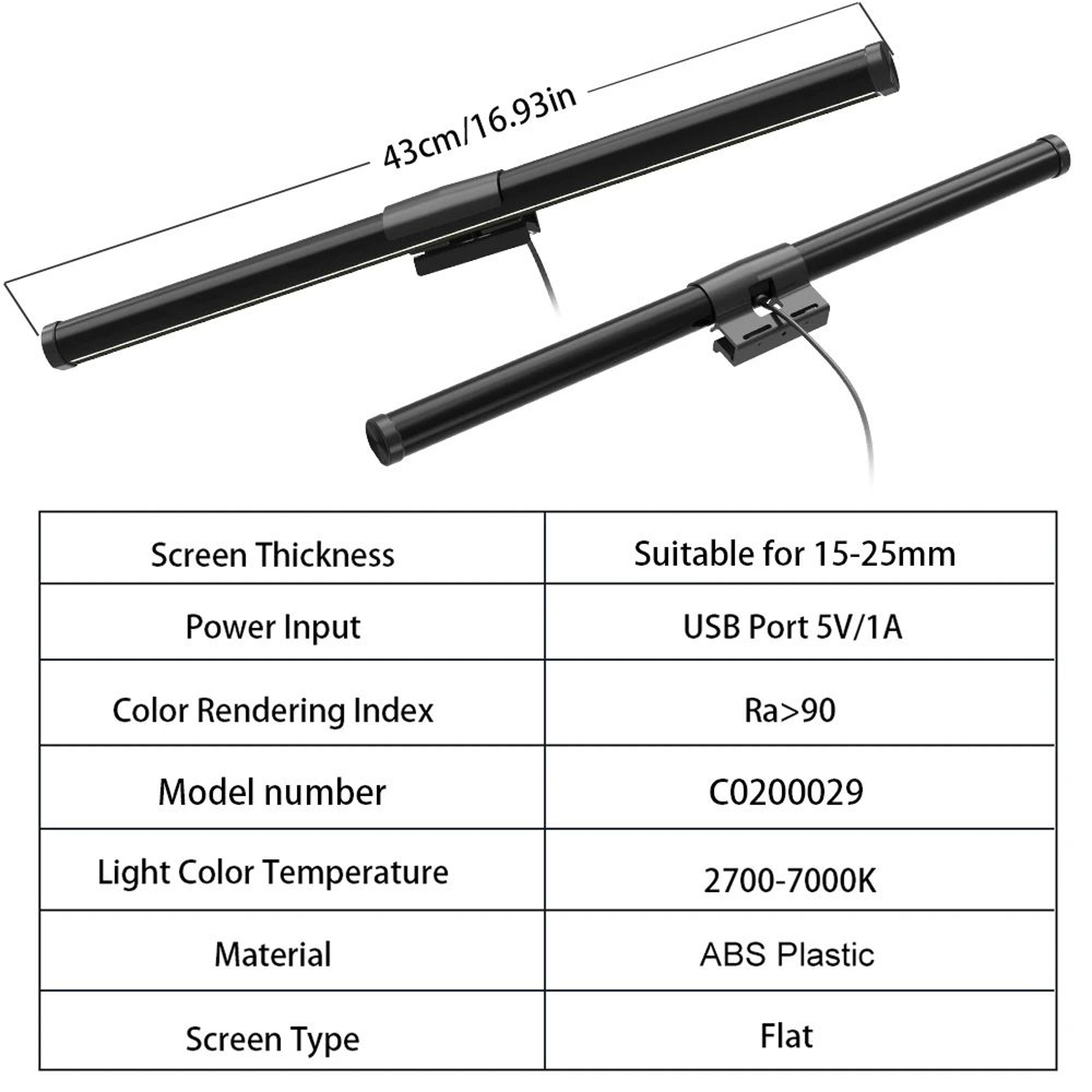 RGB Monitor Light Bar With Dimmable LED Lighting And Remote Control For Gaming Desk Setup 6