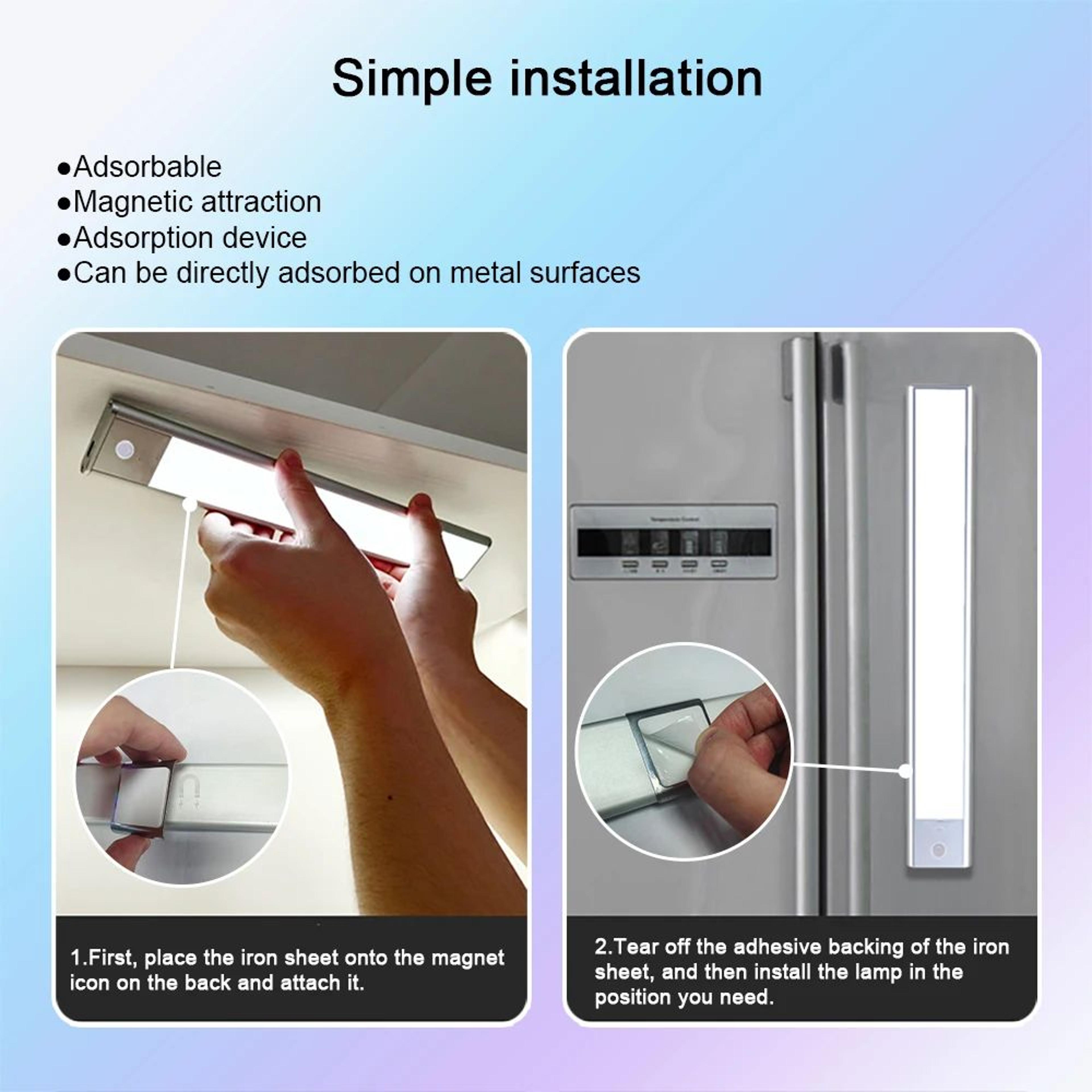 Wireless USB Rechargeable Motion Sensor LED Night Light For Bedroom Kitchen And Closet 3
