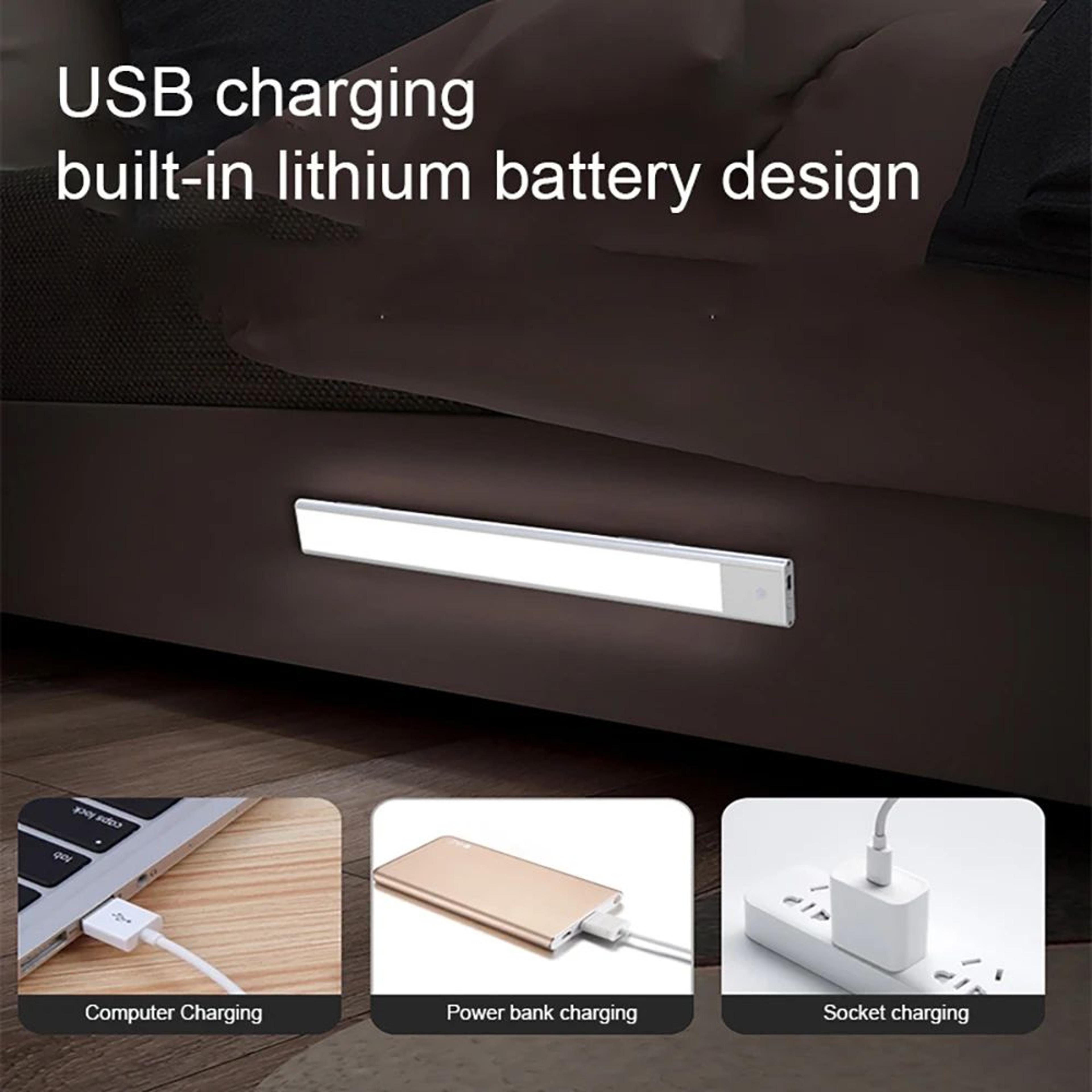 Wireless USB Rechargeable Motion Sensor LED Night Light For Bedroom Kitchen And Closet 2