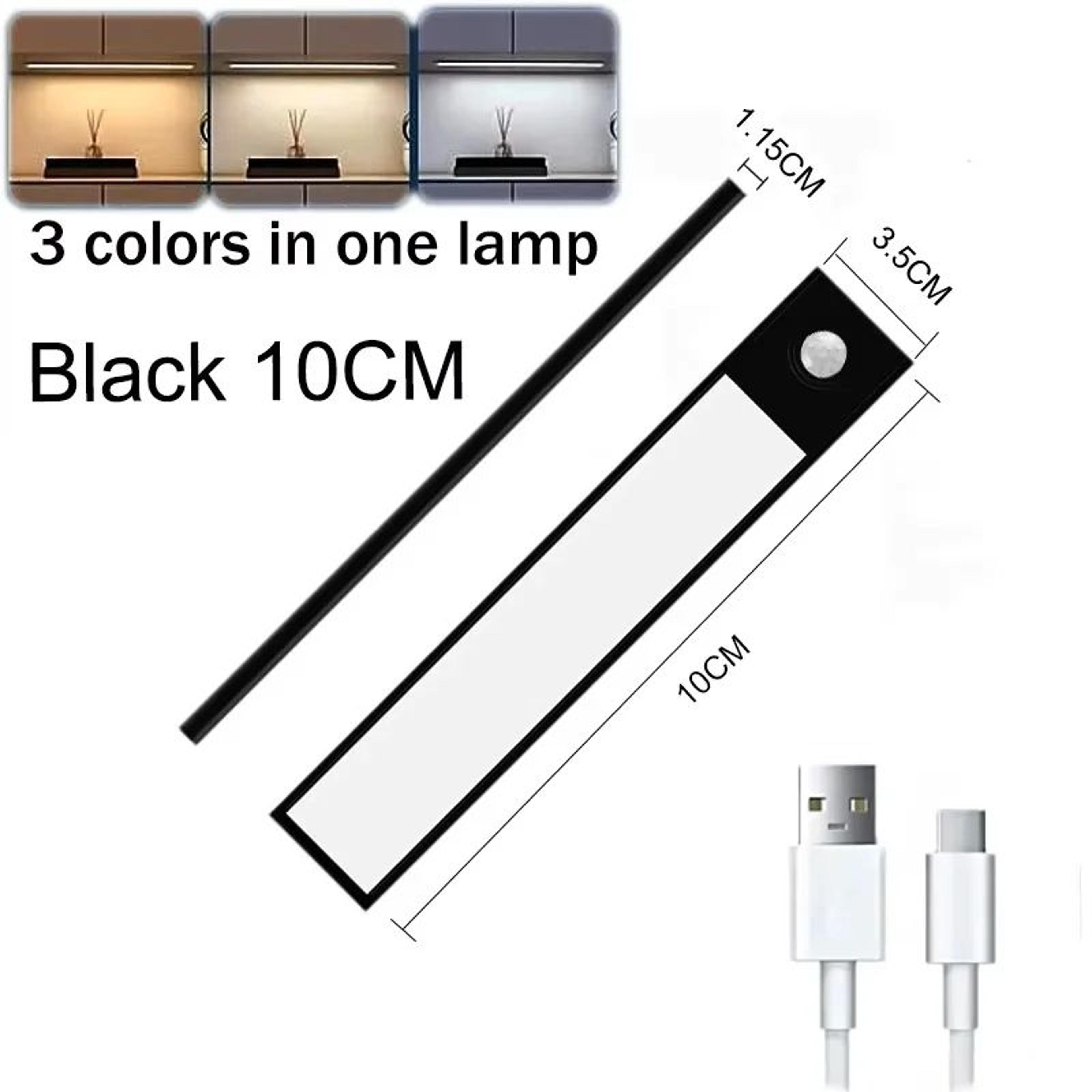 UltraThin LED Motion Sensor Under Cabinet Light USB Rechargeable Night Lamp 11