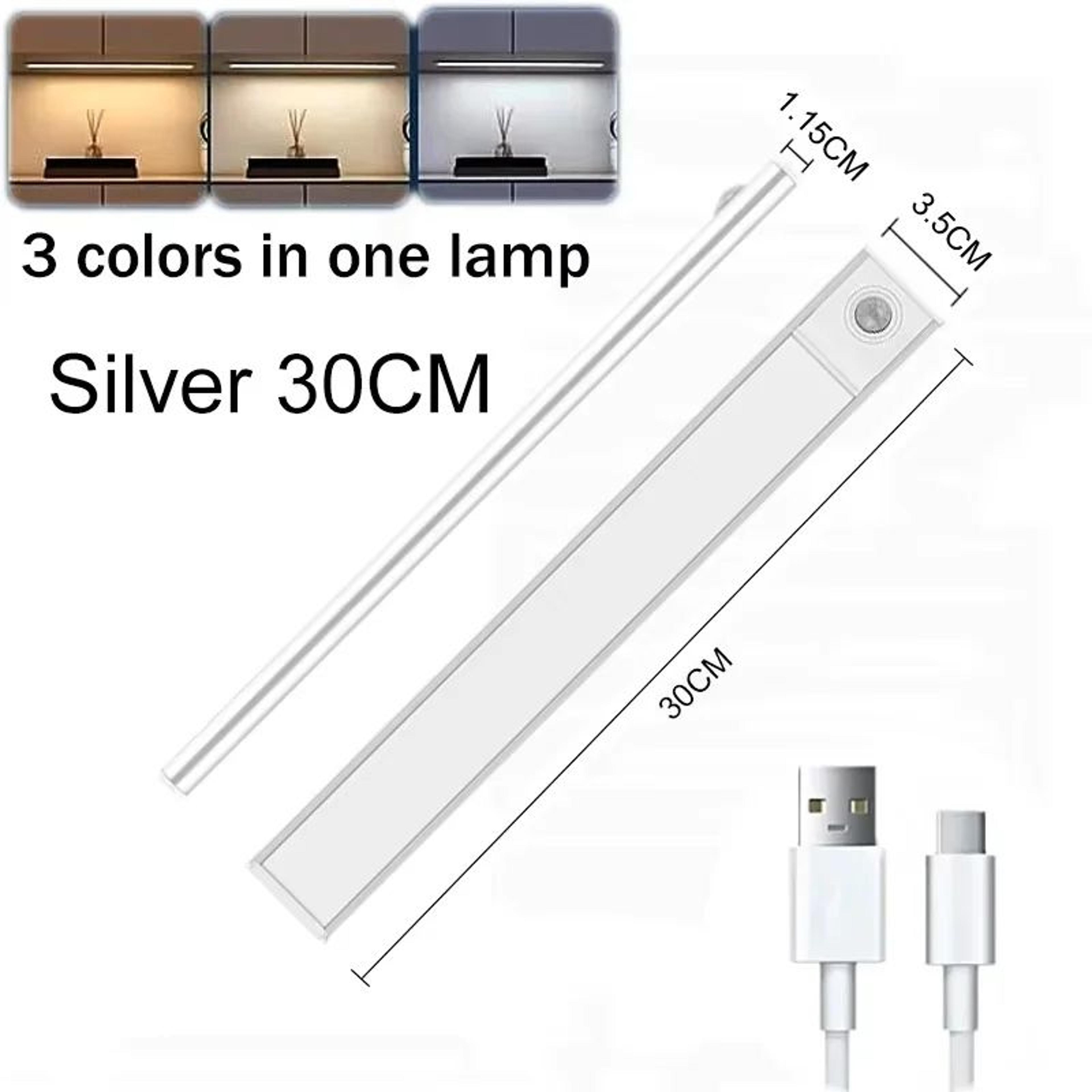 USB Rechargeable LED Motion Sensor Under Cabinet Light Bar For Kitchen And Closet 13