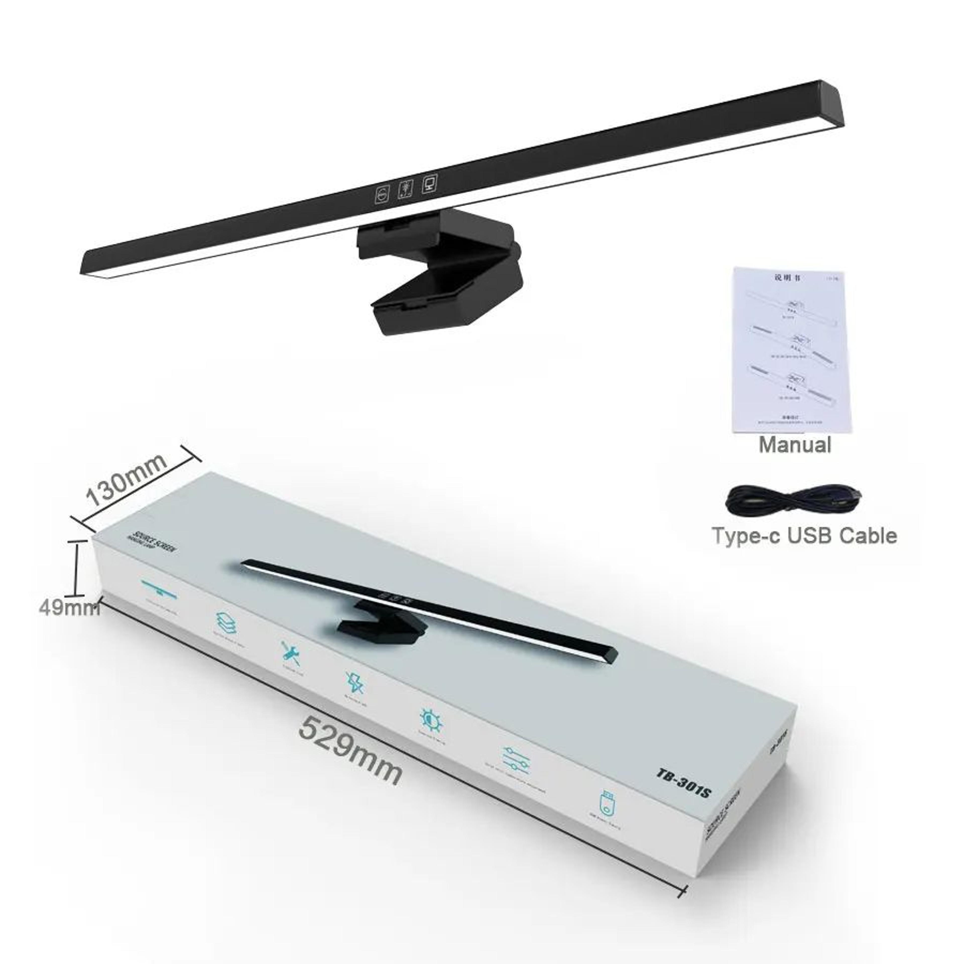 197 Inch USB LED Monitor Light Bar With Stepless Dimming For Reading And Desk Lighting 7