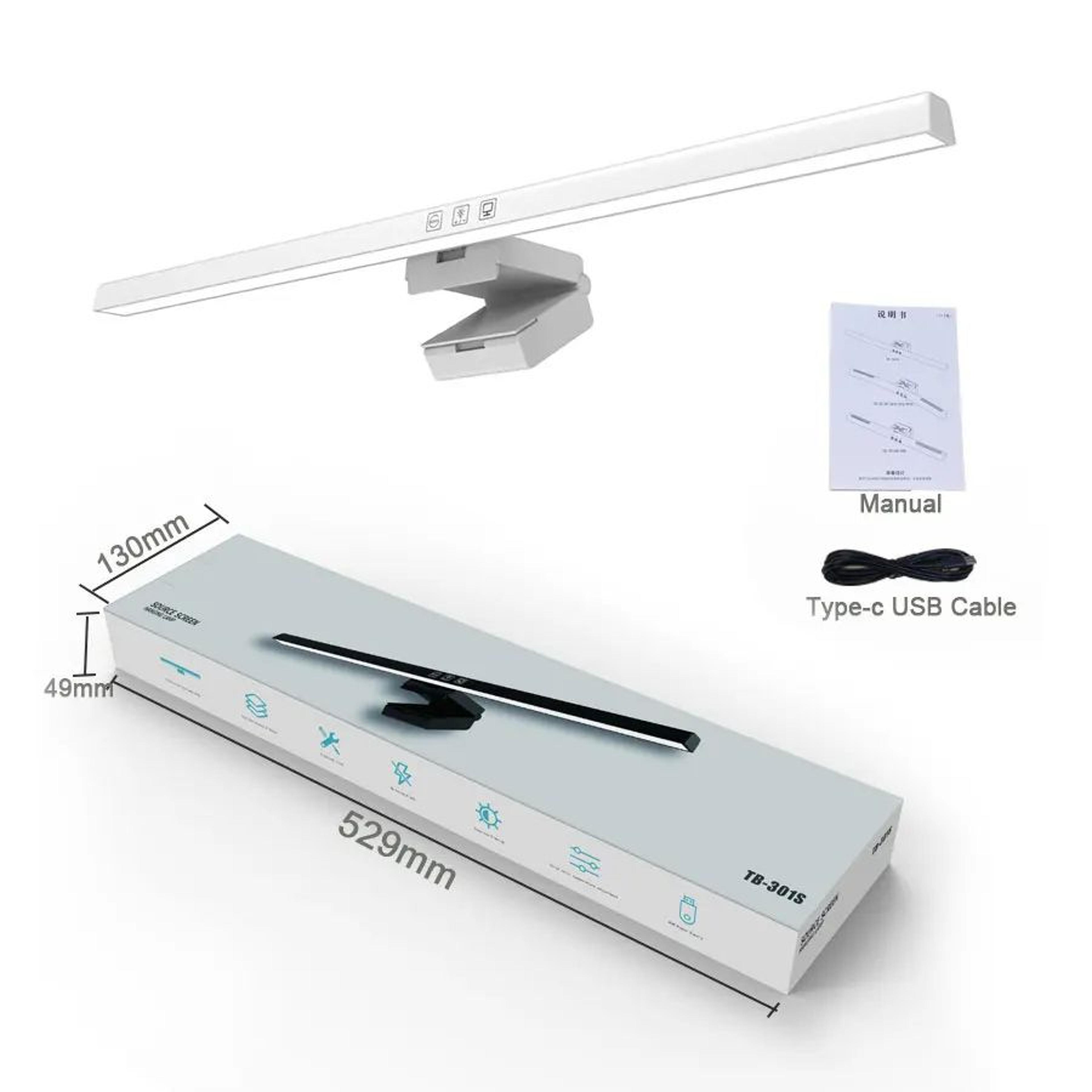 197 Inch USB LED Monitor Light Bar With Stepless Dimming For Reading And Desk Lighting 6