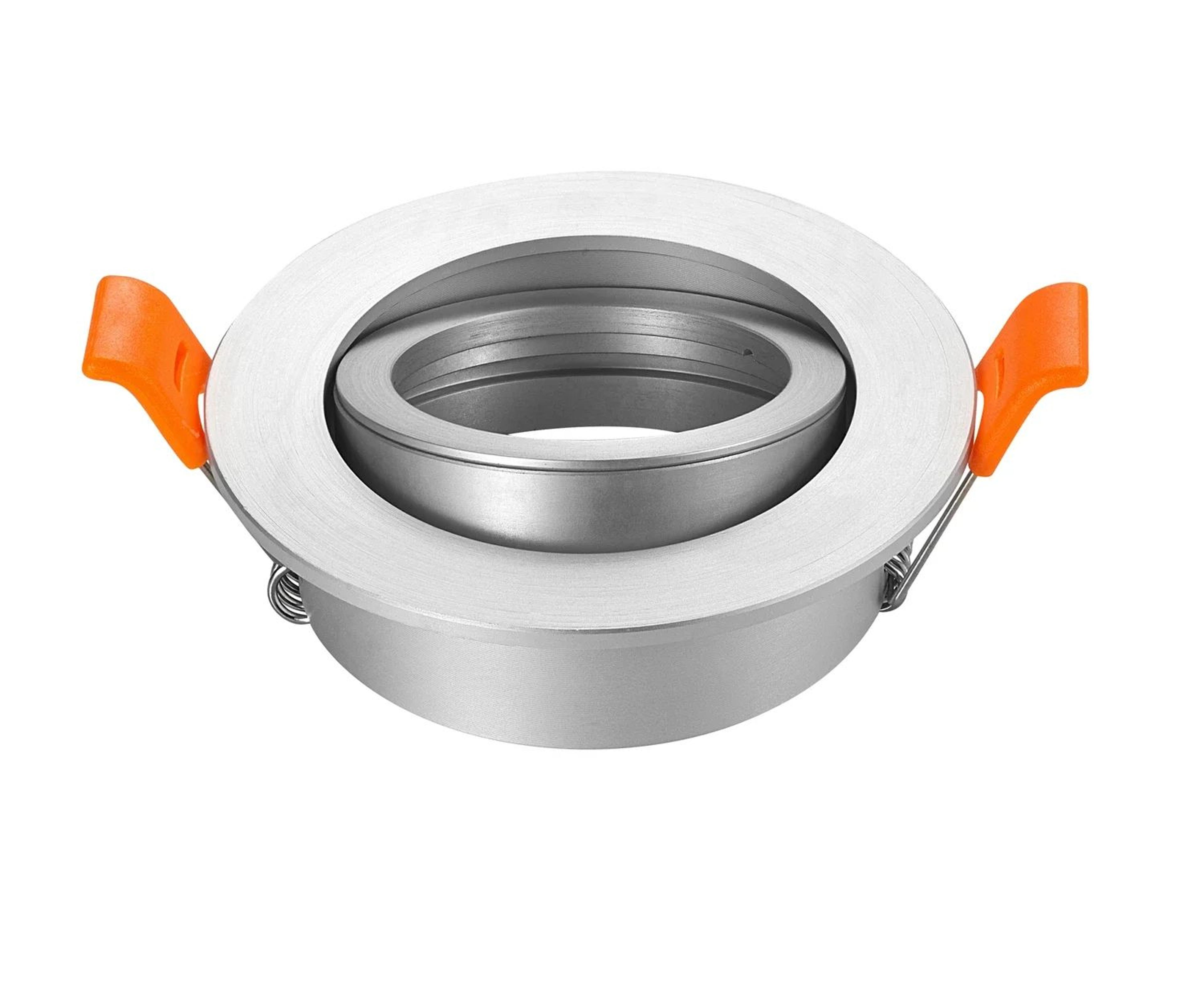 Adjustable Round Recessed Ceiling Spotlight Frame For GU10 MR16 Bulbs 256 Inch Cutout 11