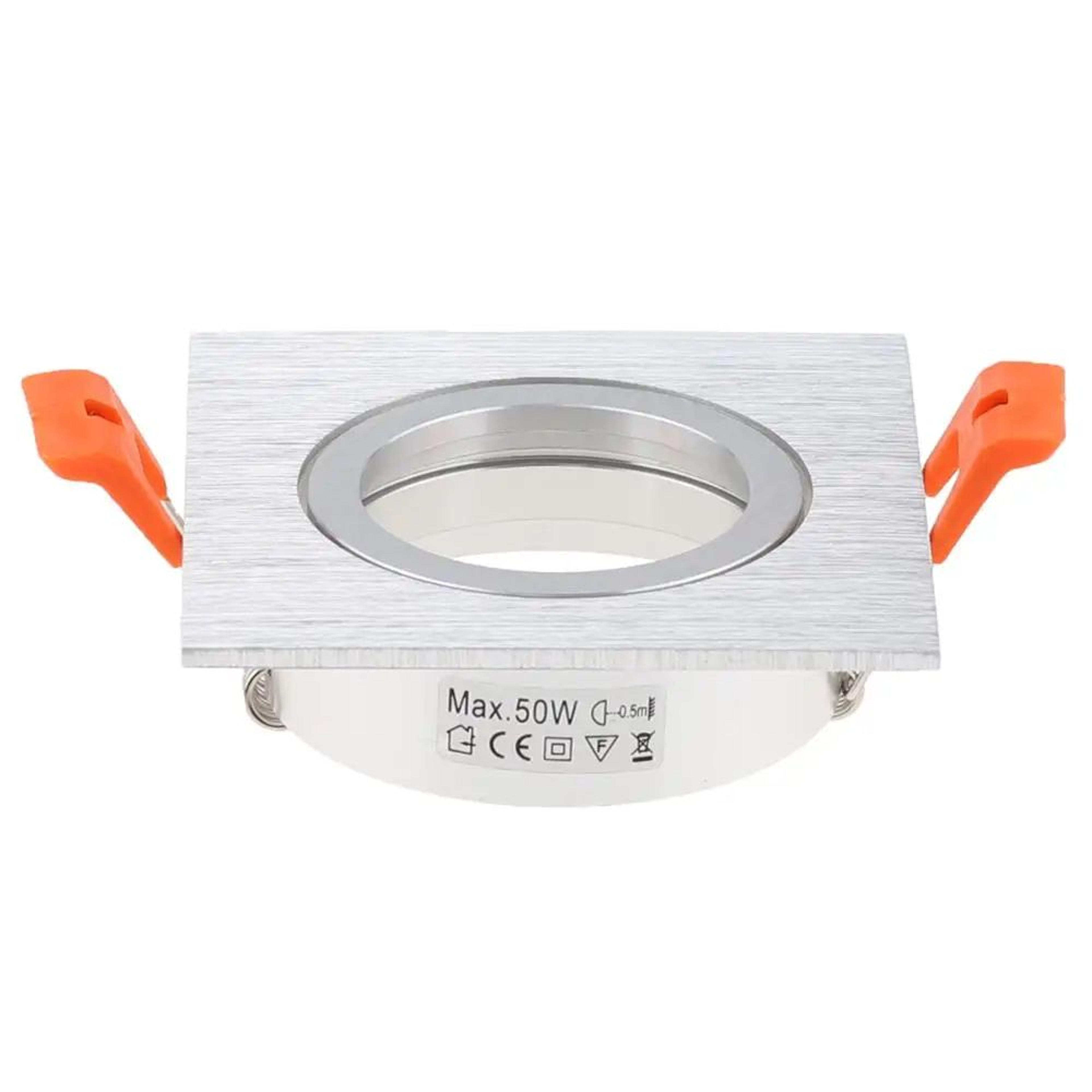 Adjustable Round Recessed Ceiling Spotlight Frame For GU10 MR16 Bulbs 256 Inch Cutout 15
