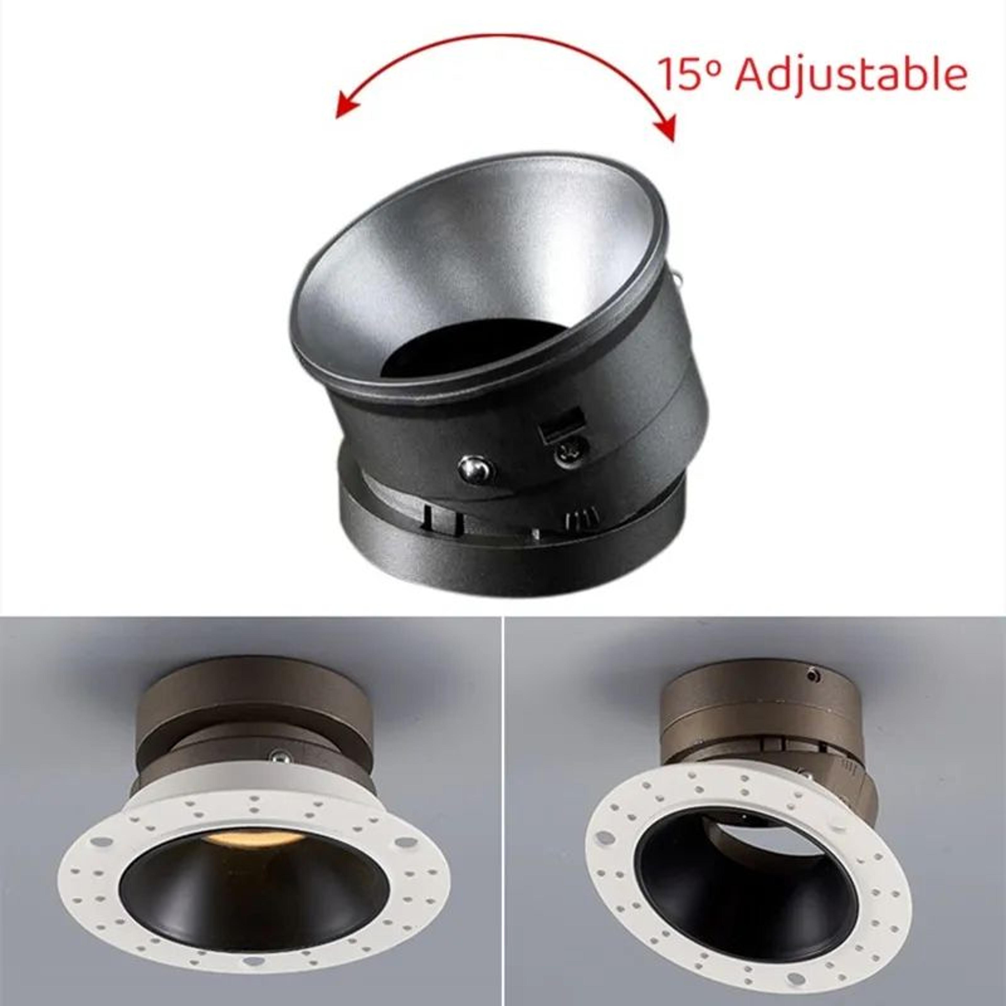 Narrow Rim Recessed Ceiling Downlight Frame GU10 MR16 AntiGlare Spotlight Holder 1