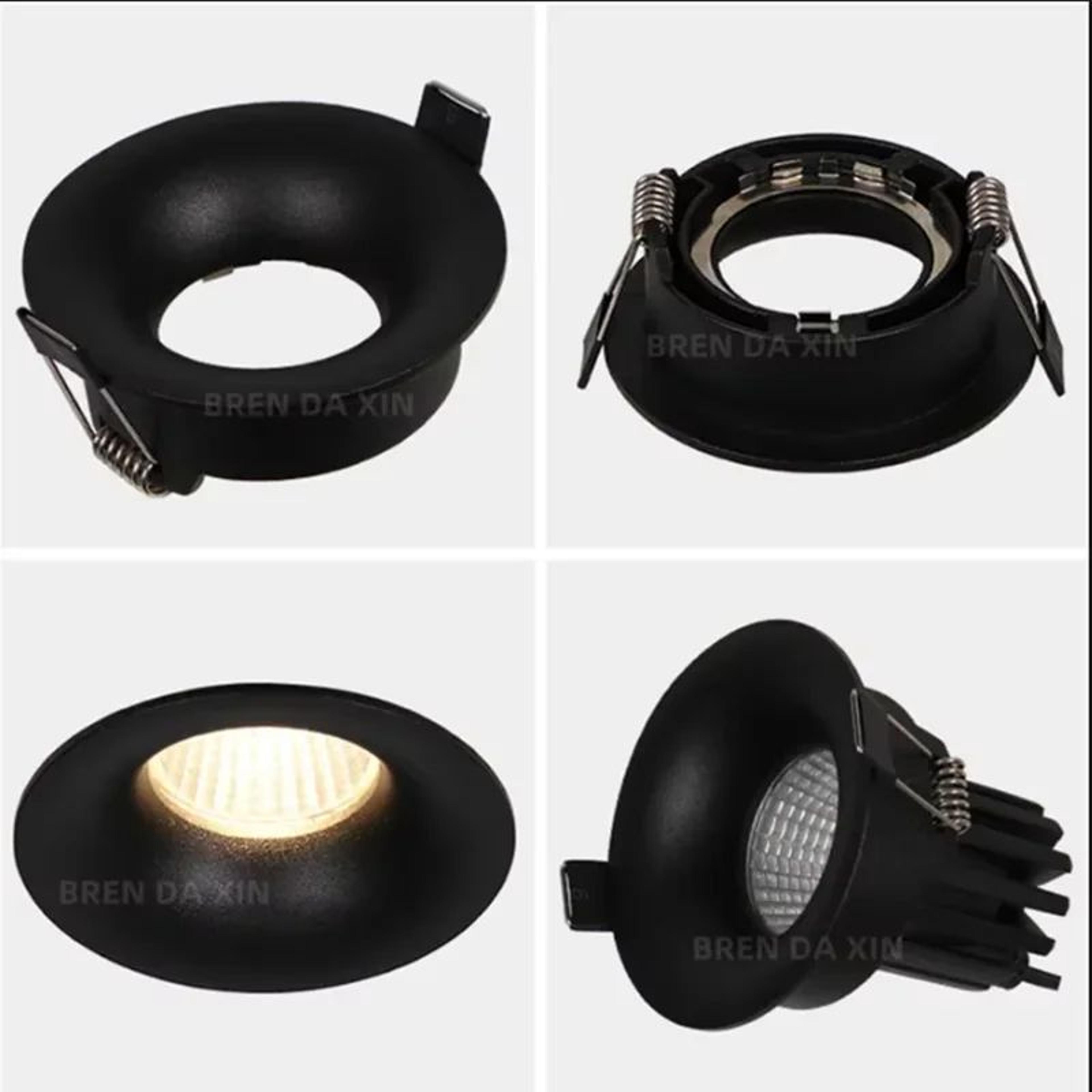 Aluminum GU10 MR16 Spotlight Frame For Modern Indoor Ceiling Lighting 1