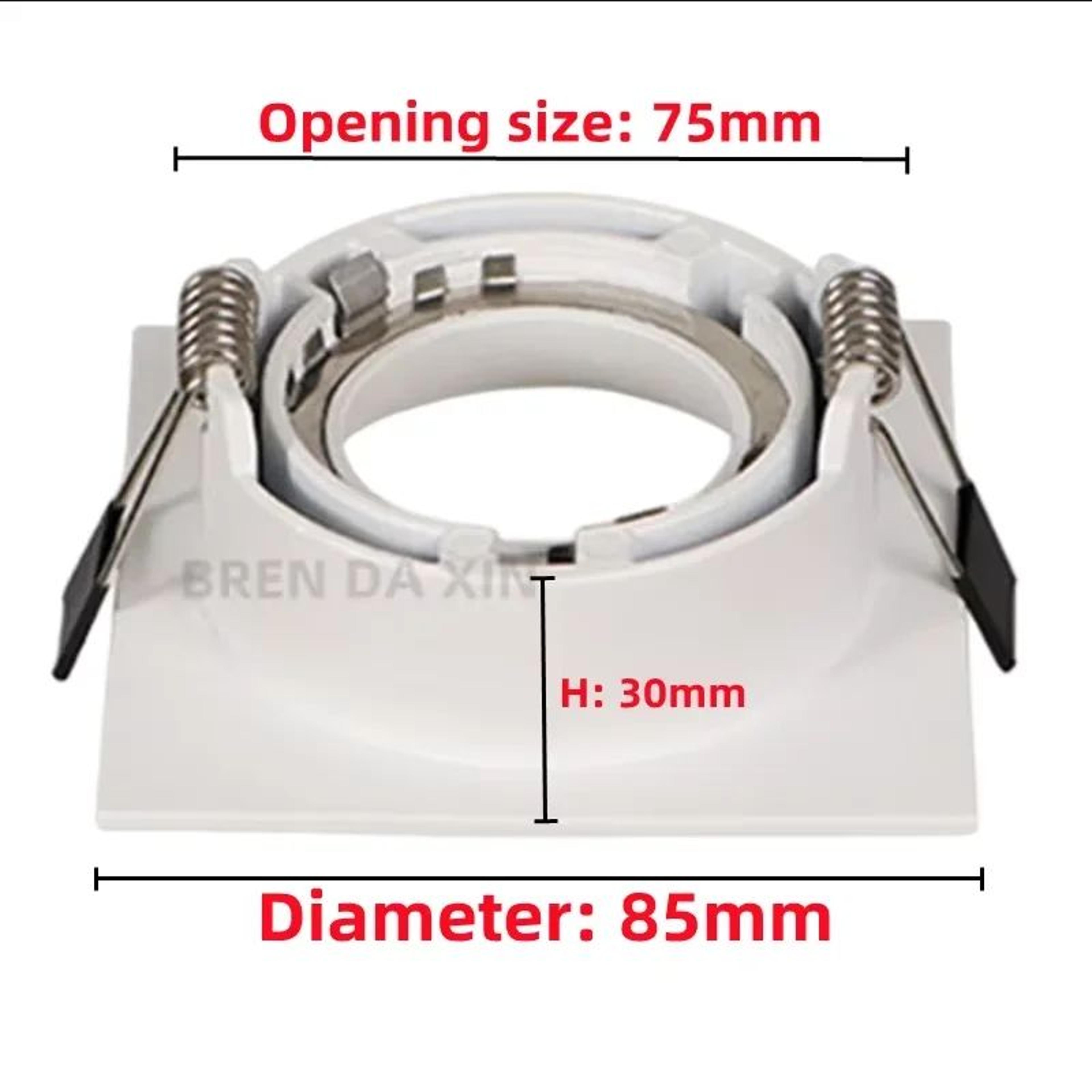 Aluminum GU10 MR16 Spotlight Frame For Modern Indoor Ceiling Lighting 6