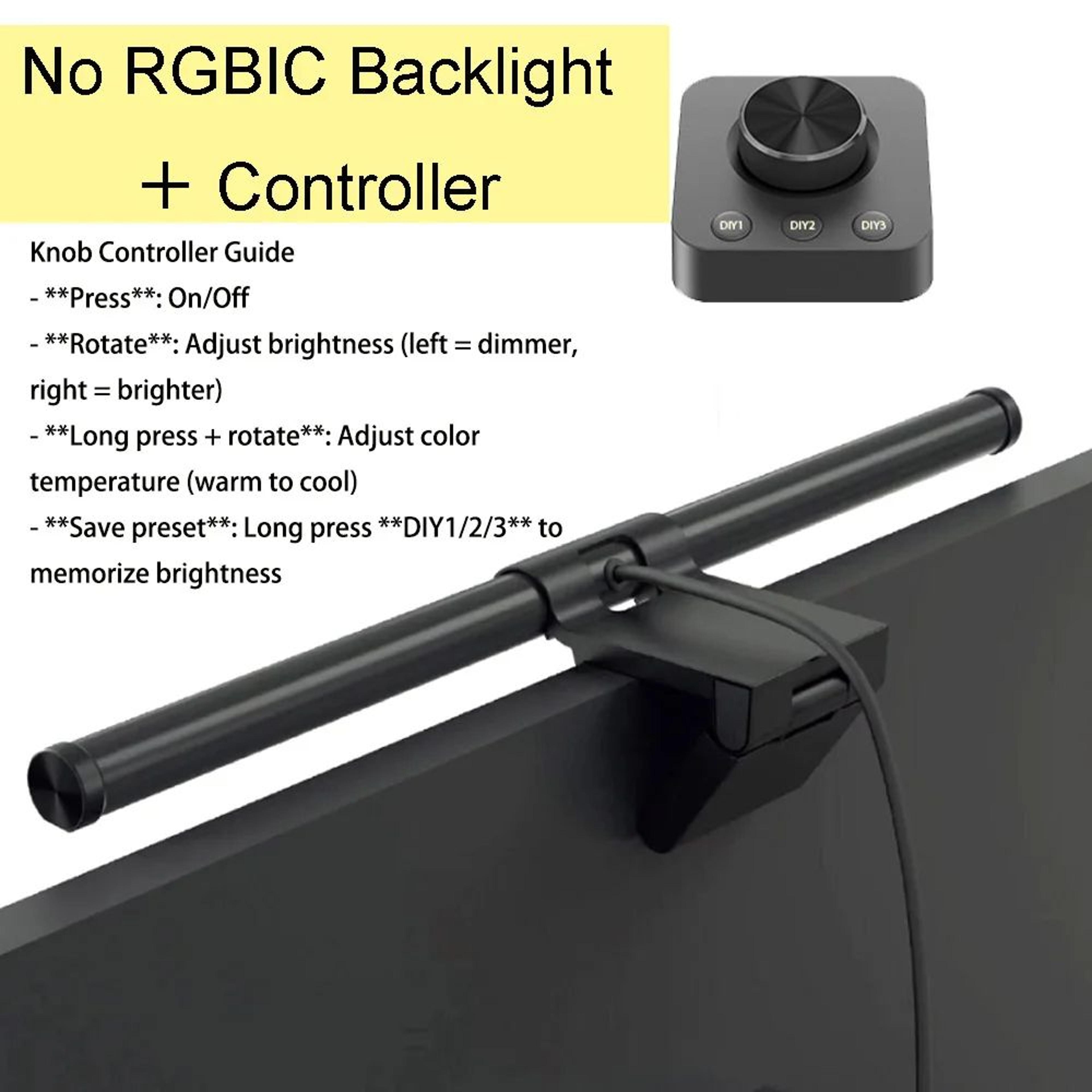 USB LED Monitor Light Bar With RGB Dimming For EyeFriendly Desk Lighting 6