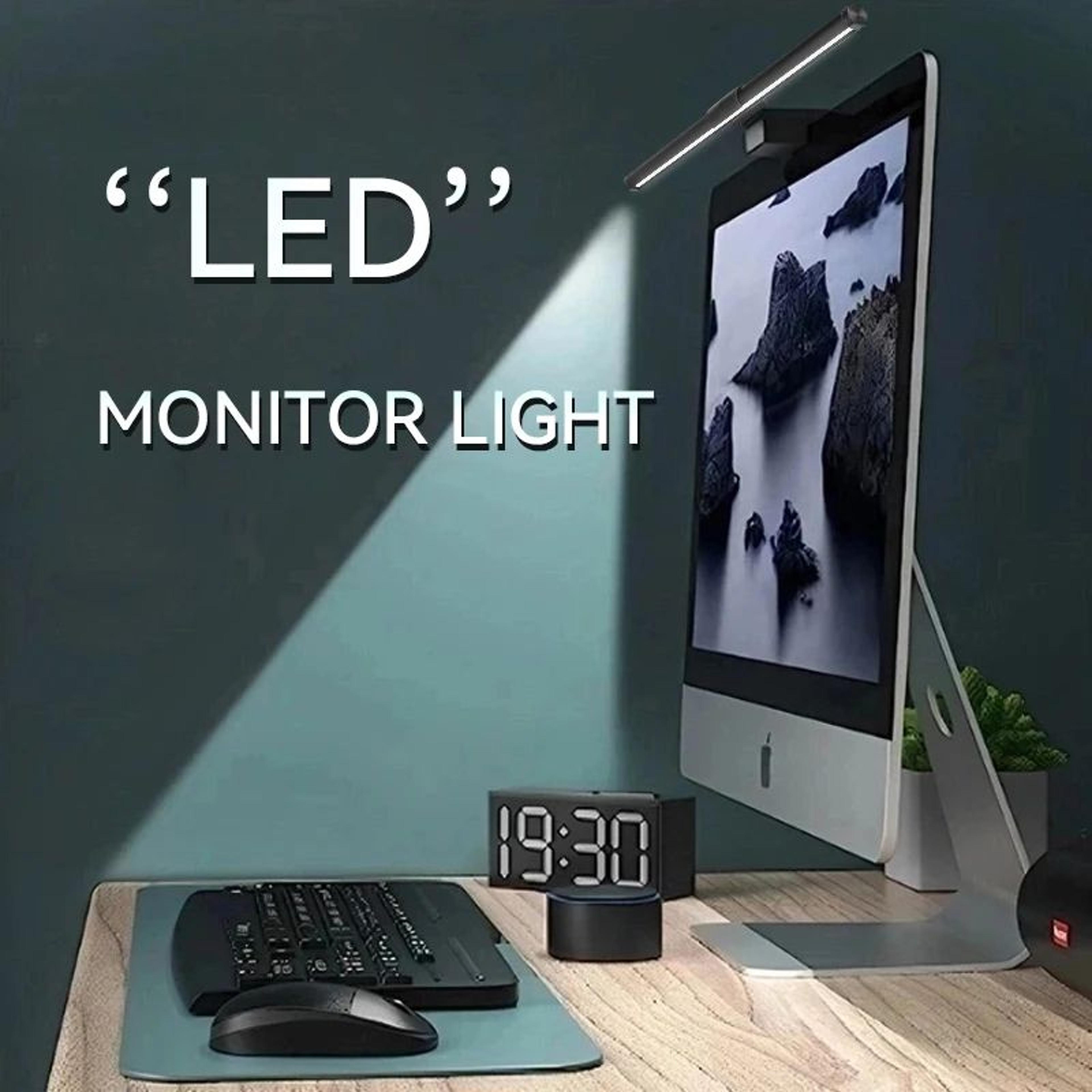 USB LED Monitor Light Bar With RGB Backlight And Dimmable Reading Lamp 4