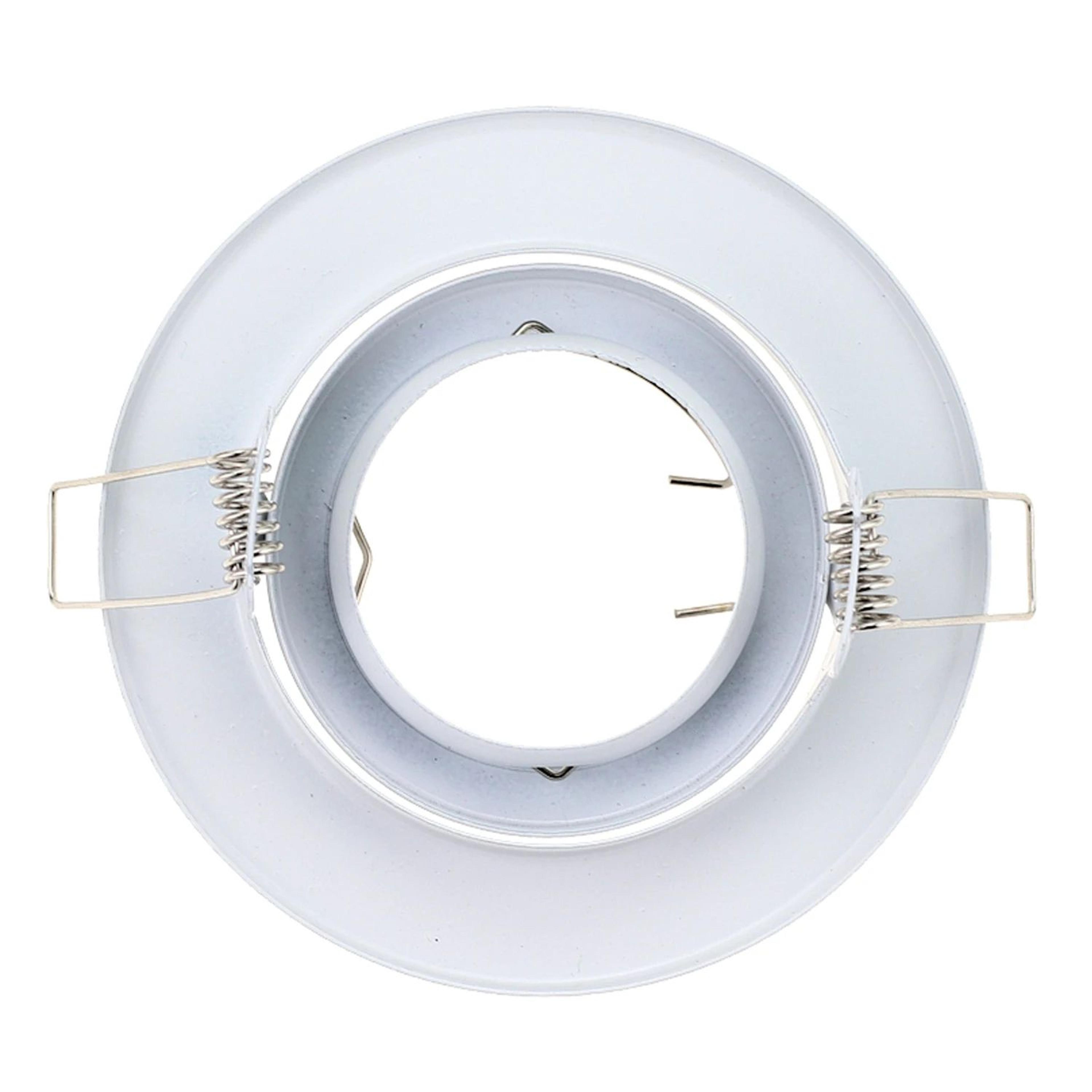 Round Metal Recessed Downlight Frame For GU10 MR16 GU53 Ceiling Spotlights 3