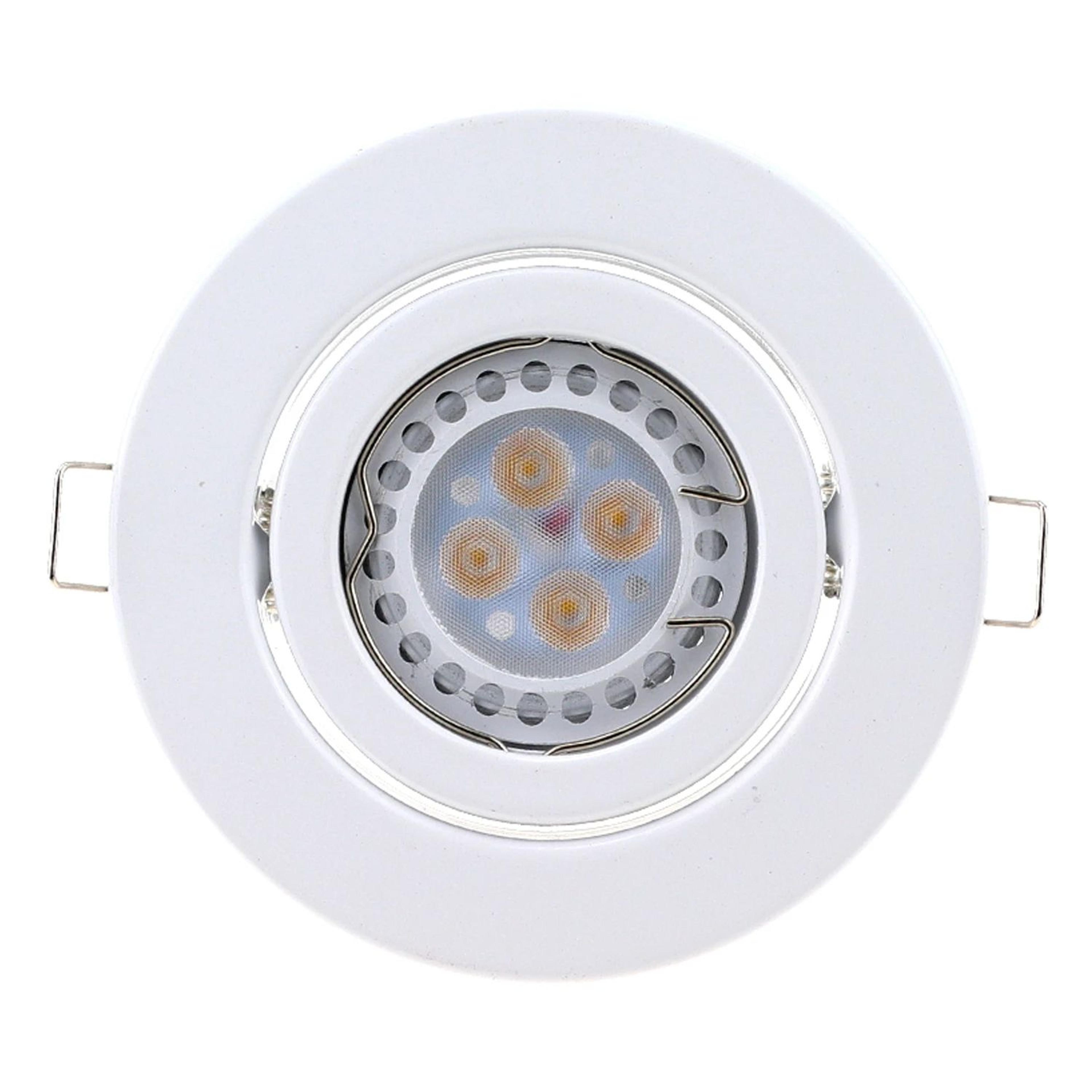 round metal recessed downlight frame for gu10 mr16 gu5.3 ceiling spotlights
