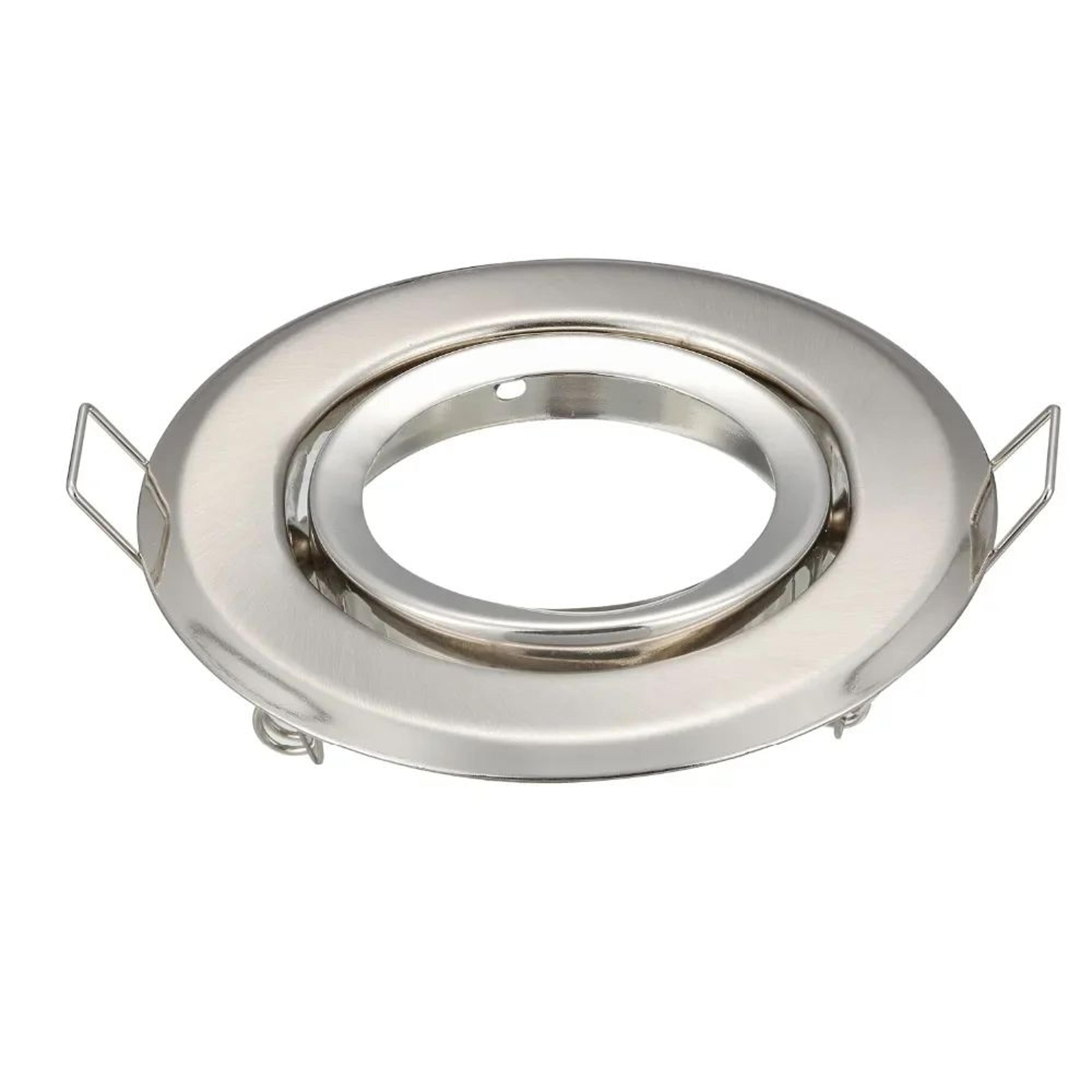 10PCS Round Recessed Ceiling Spotlight Frames For GU10 MR16 MR11 Bulbs 7