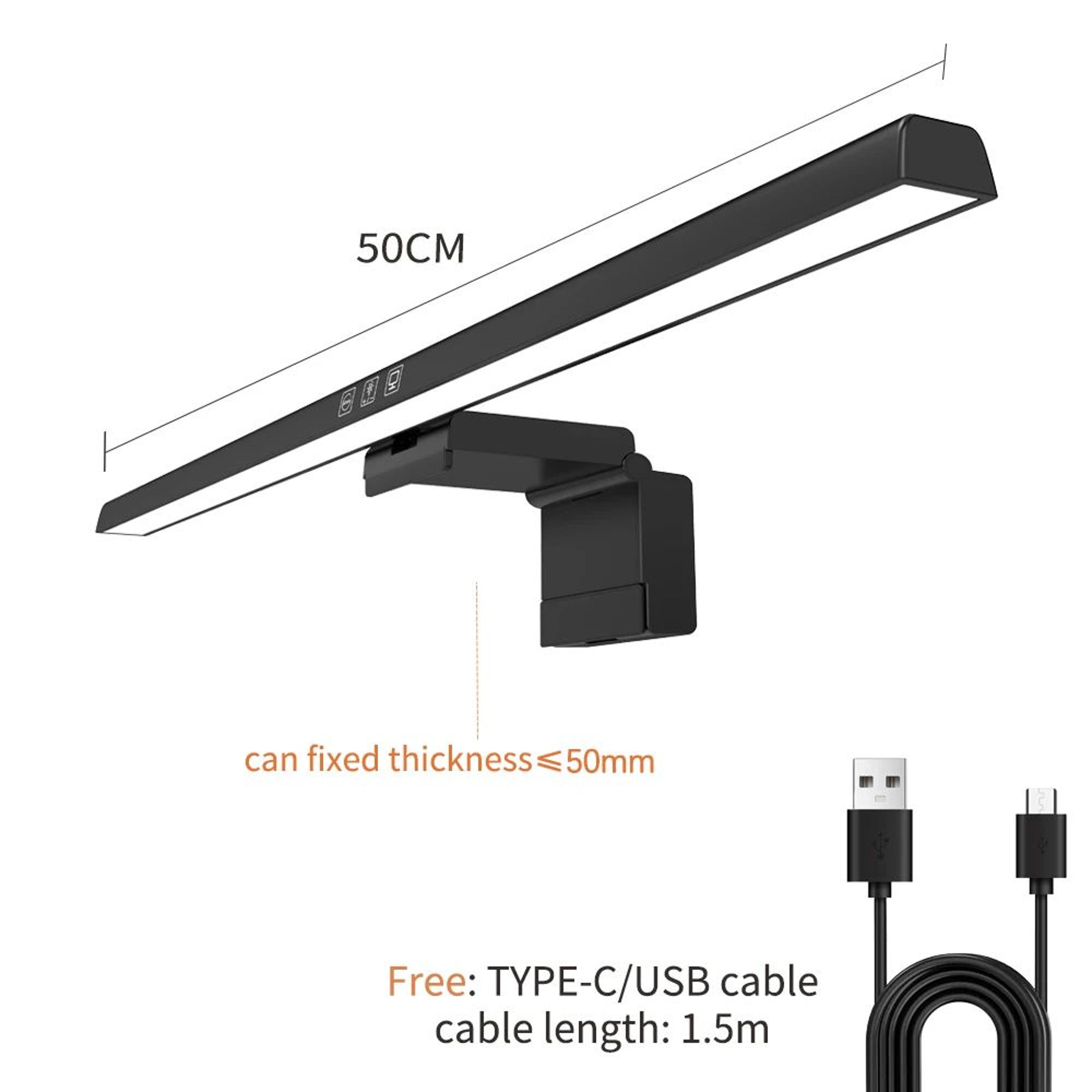 Adjustable LED Monitor Light Bar With Dimmable Screen Lighting For Home Office And Study 12