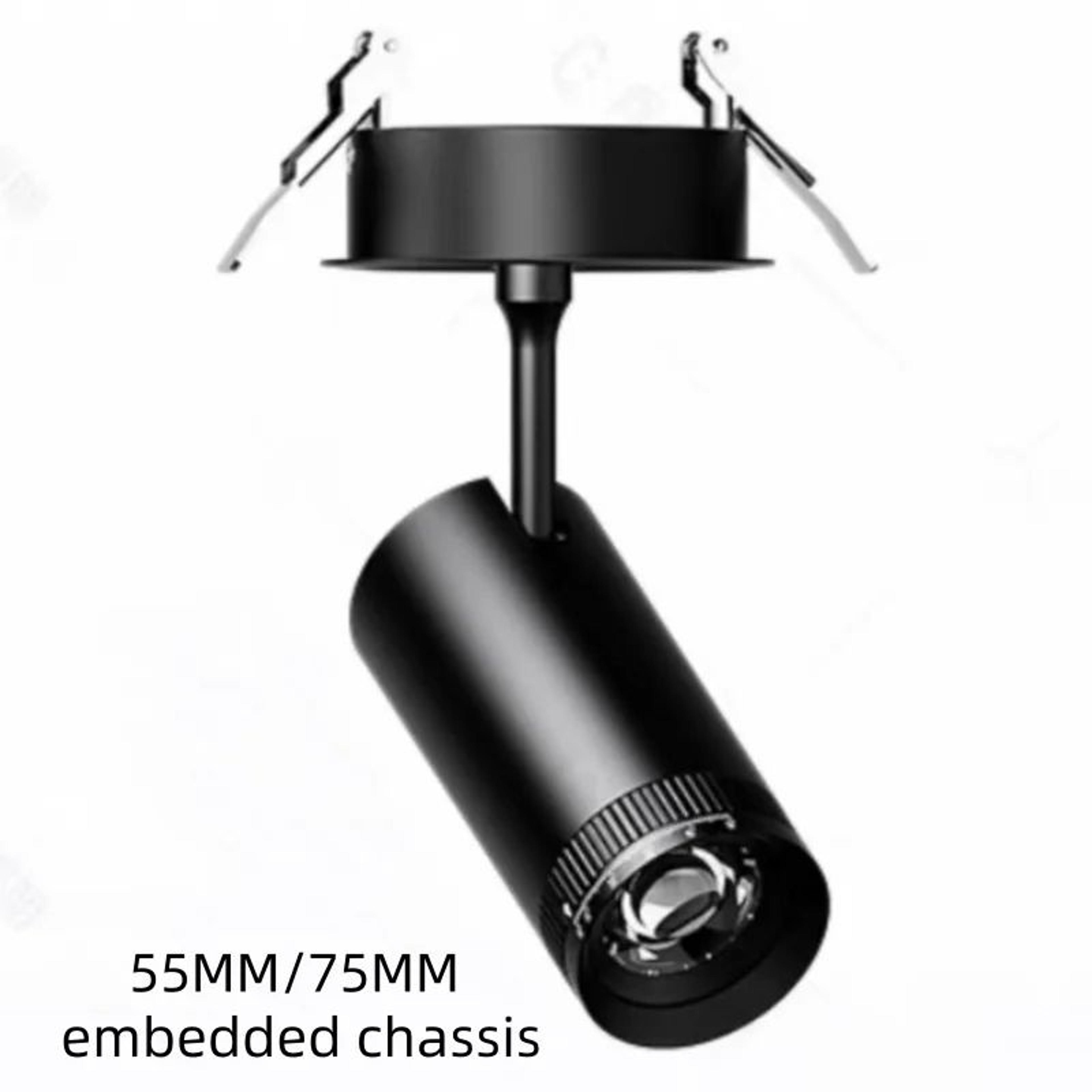 Adjustable Focus LED Spotlight With Rotating Head For Track And Surface Mounted Art Lighting 13