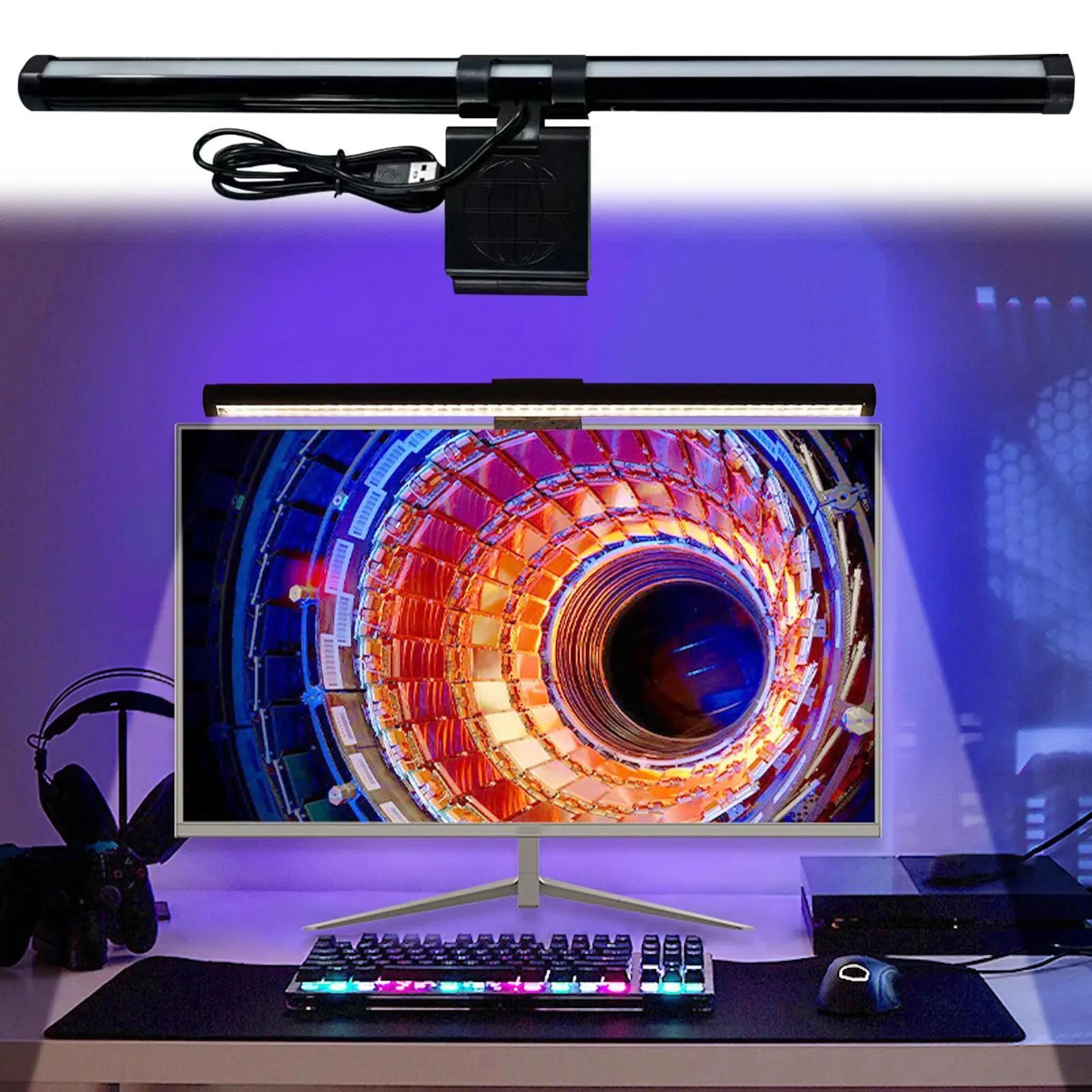 Adjustable LED Monitor Light Bar With 3 Color Modes And AntiGlare Desk Lighting 4