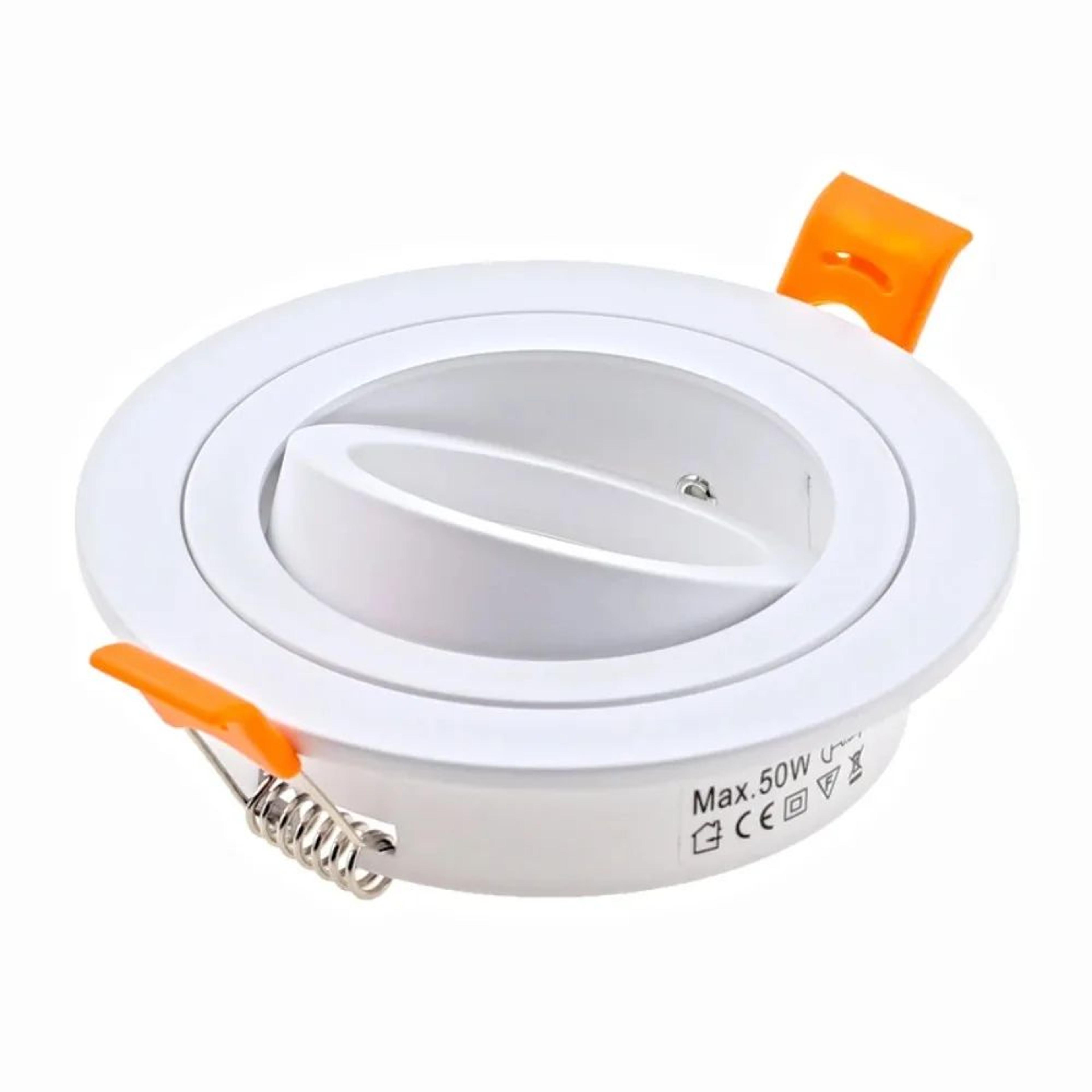 Square Recessed Ceiling Spotlight Frame GU10 MR16 With 276 Inch Cutout 5