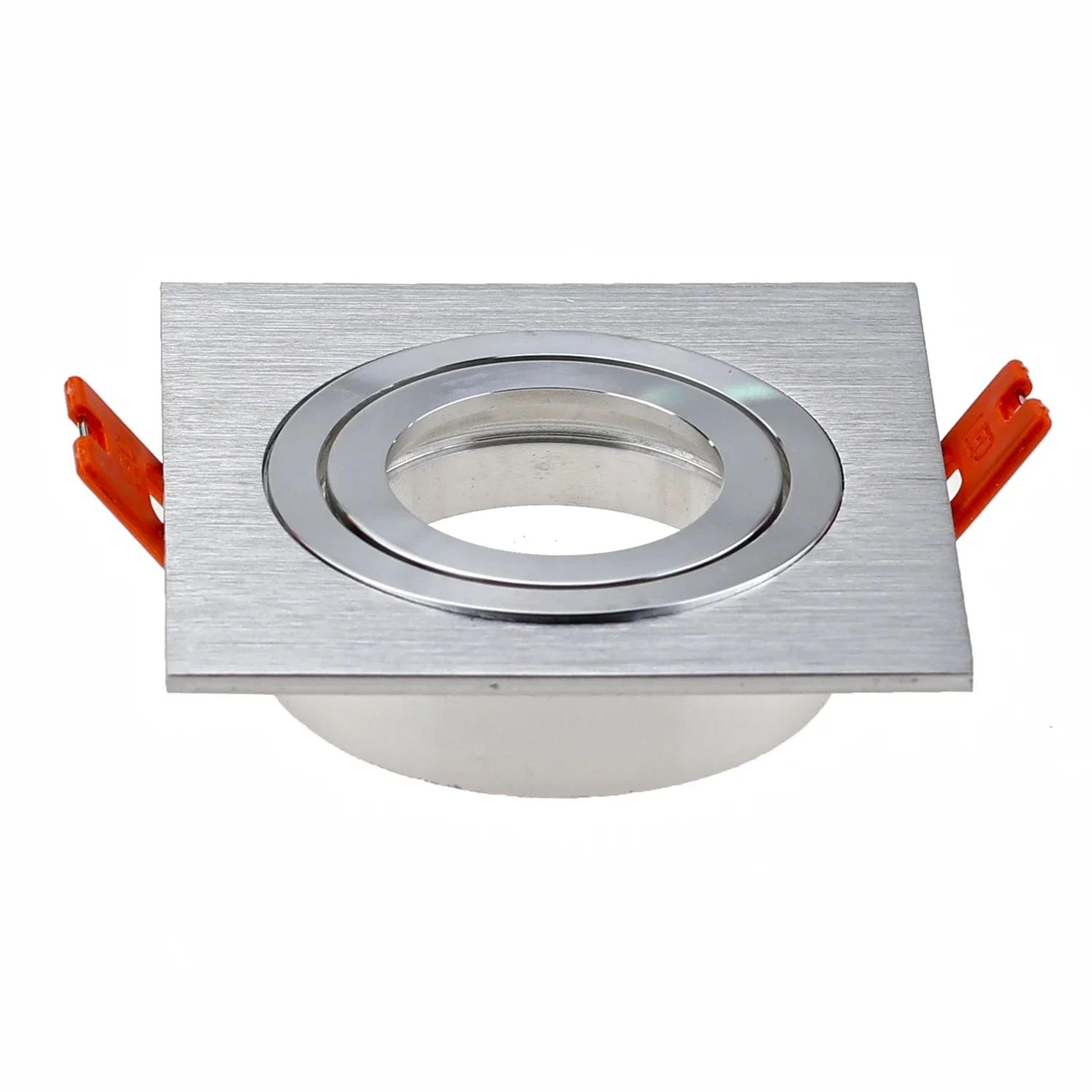 Square Recessed Ceiling Spotlight Frame GU10 MR16 With 276 Inch Cutout 7