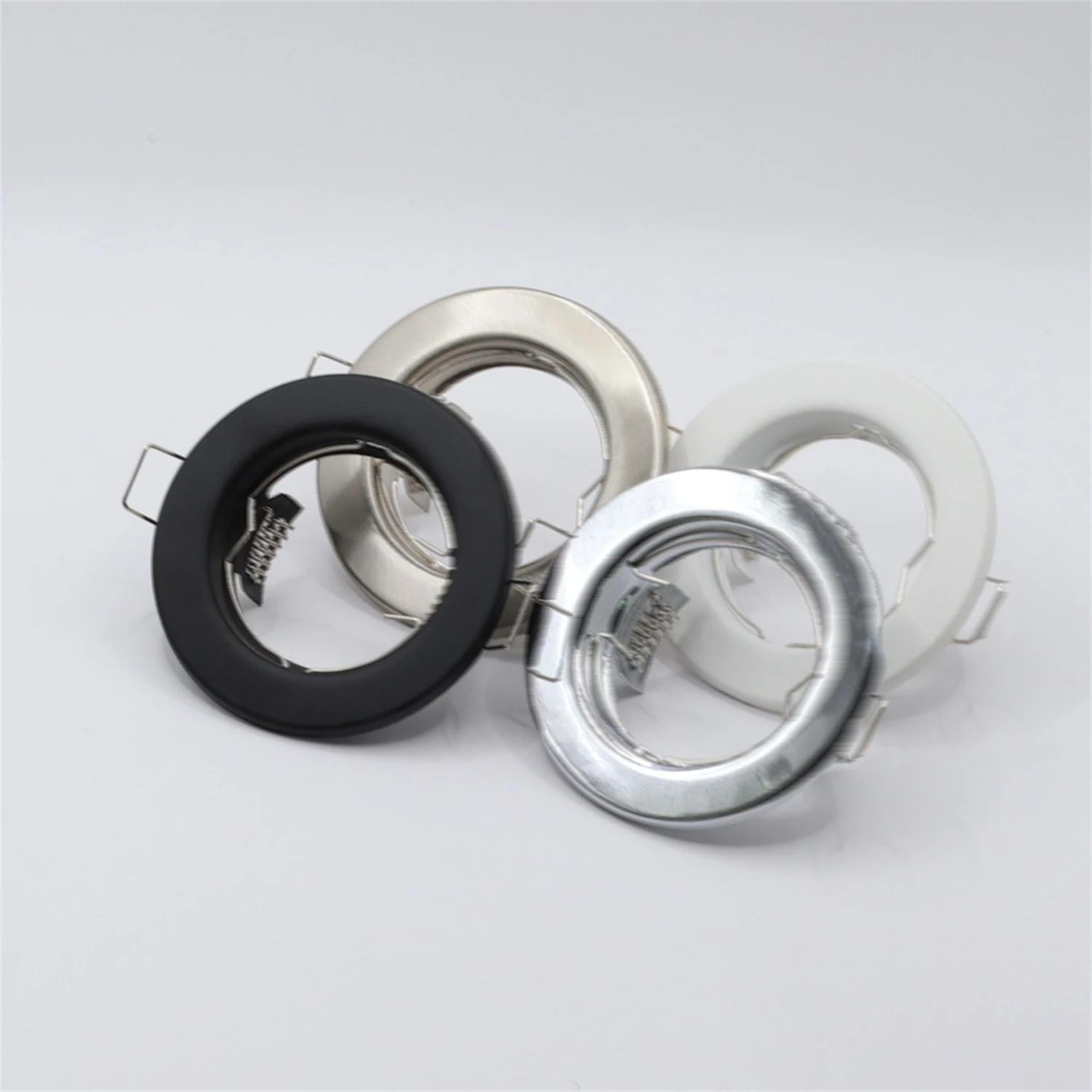 6PCS Recessed LED Downlight Mounting Frames With GU10 Lamp Holders For Ceiling Spotlights 1