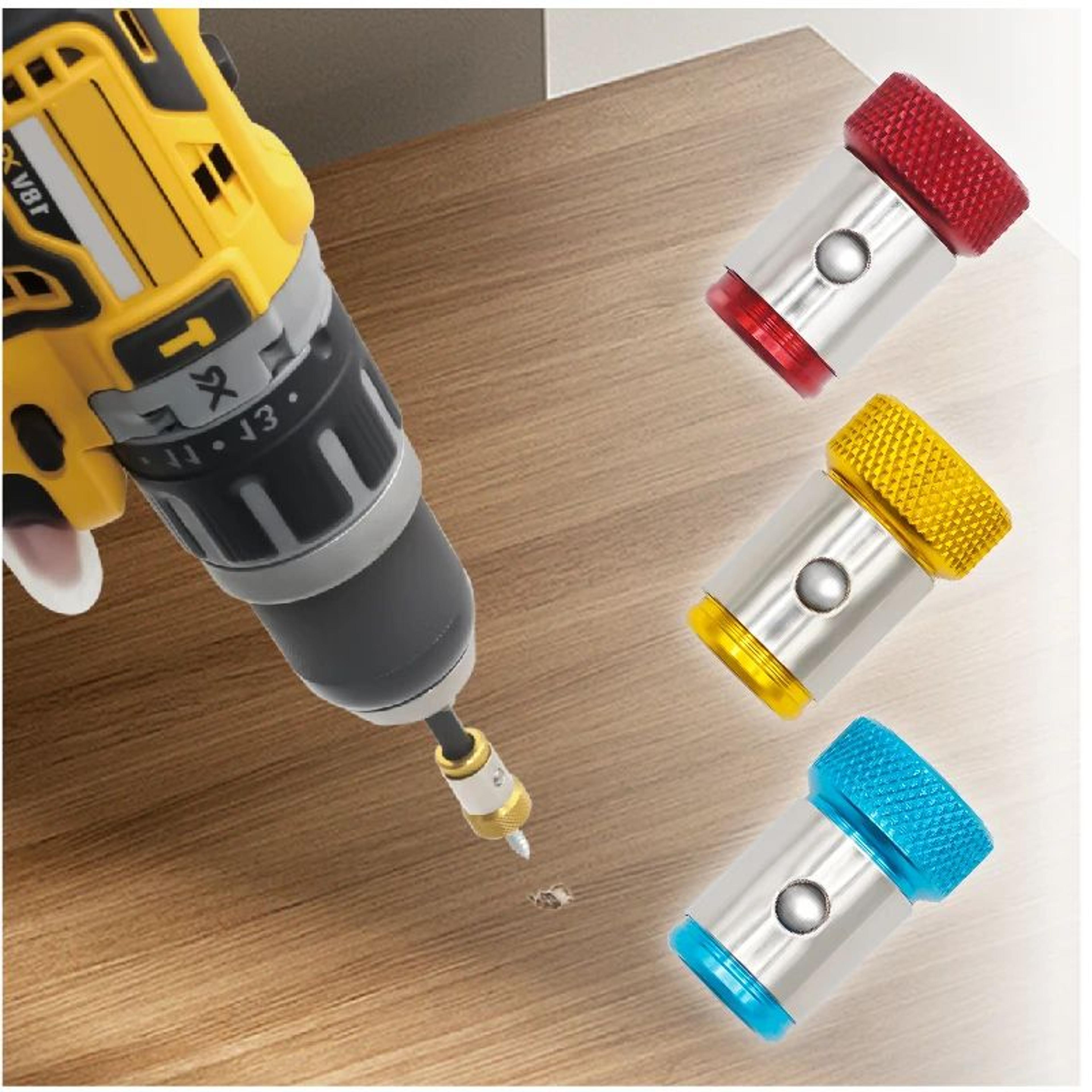 Universal 14 Inch Magnetic Screwdriver Bit Holder With Steel Sleeve And Positioning Ring 2