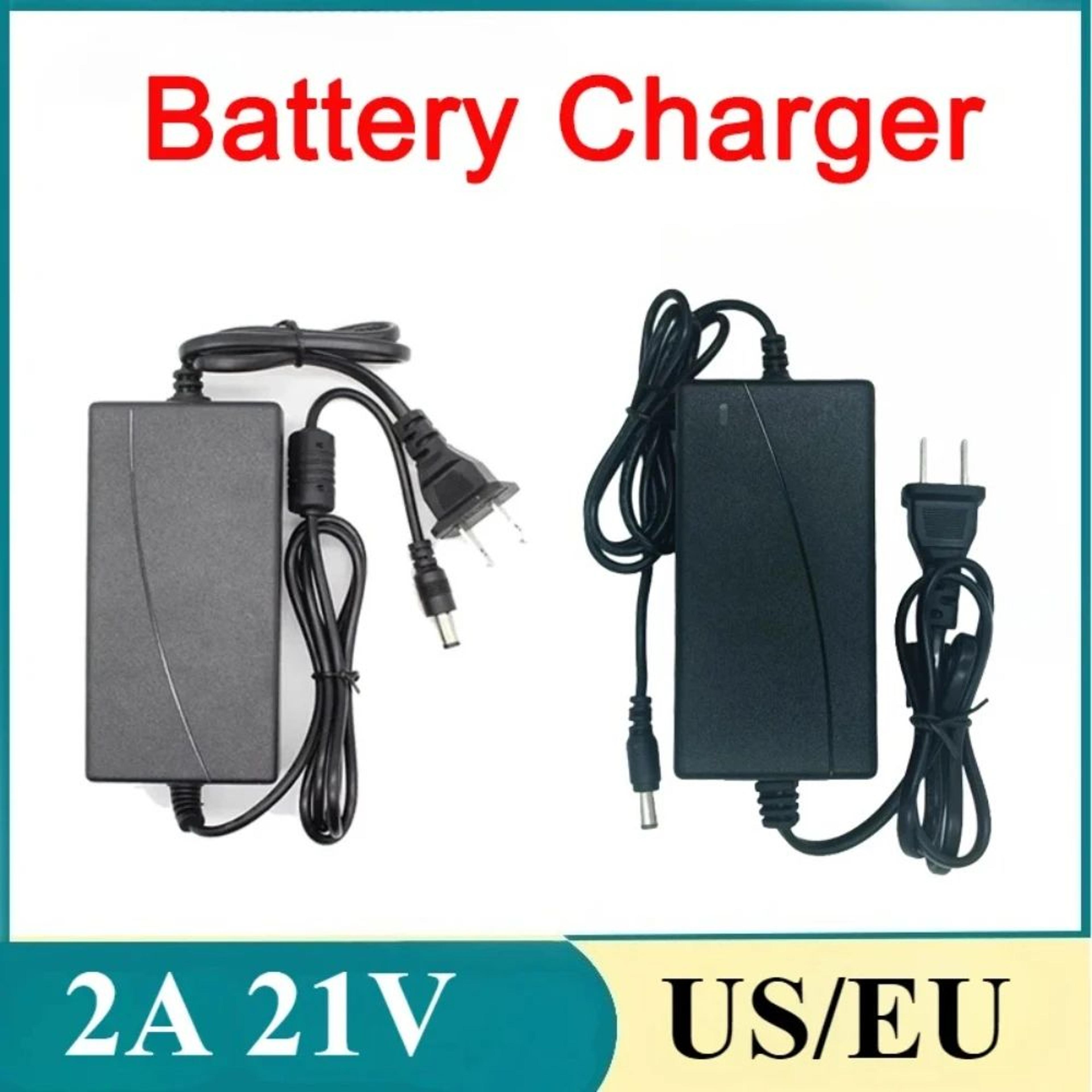 21V 2A Universal Lithium Battery Charger DC Power Adapter With EU Or US Plug 3