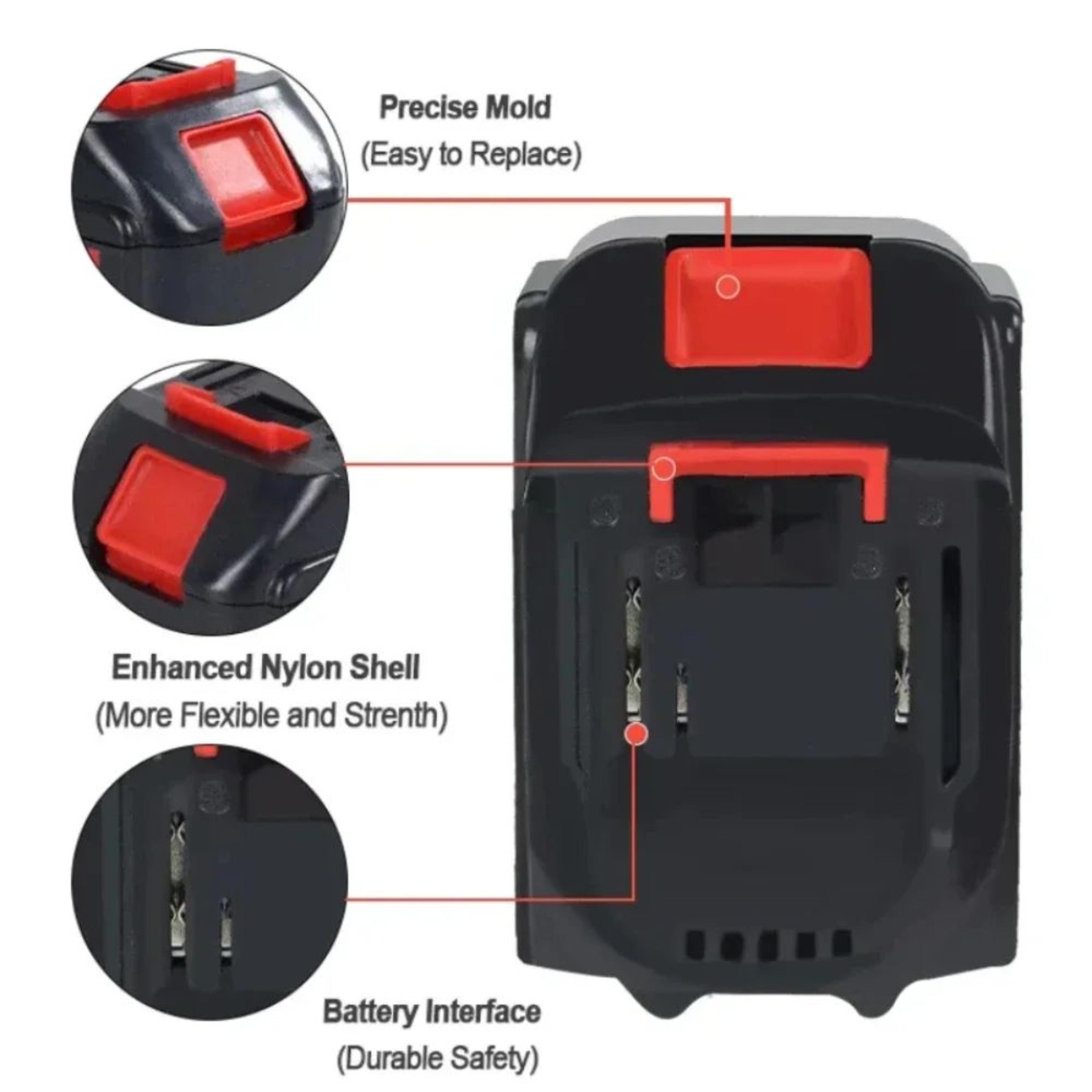 48VF 7500mAh Rechargeable Lithium Ion Battery For 18V 21V Cordless Power Tools 2