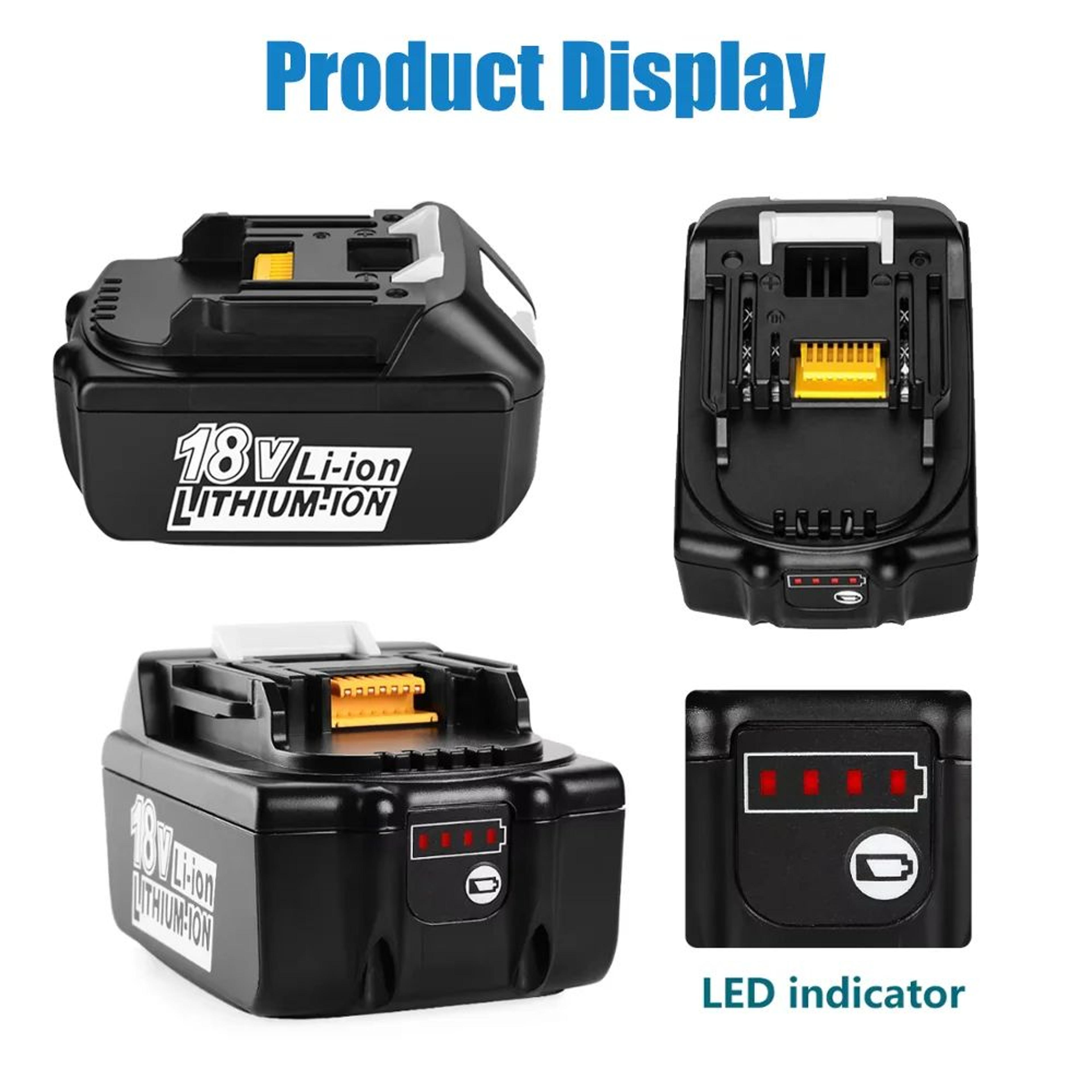 18V 40Ah Rechargeable LithiumIon Replacement Battery For Cordless Power Tools 3