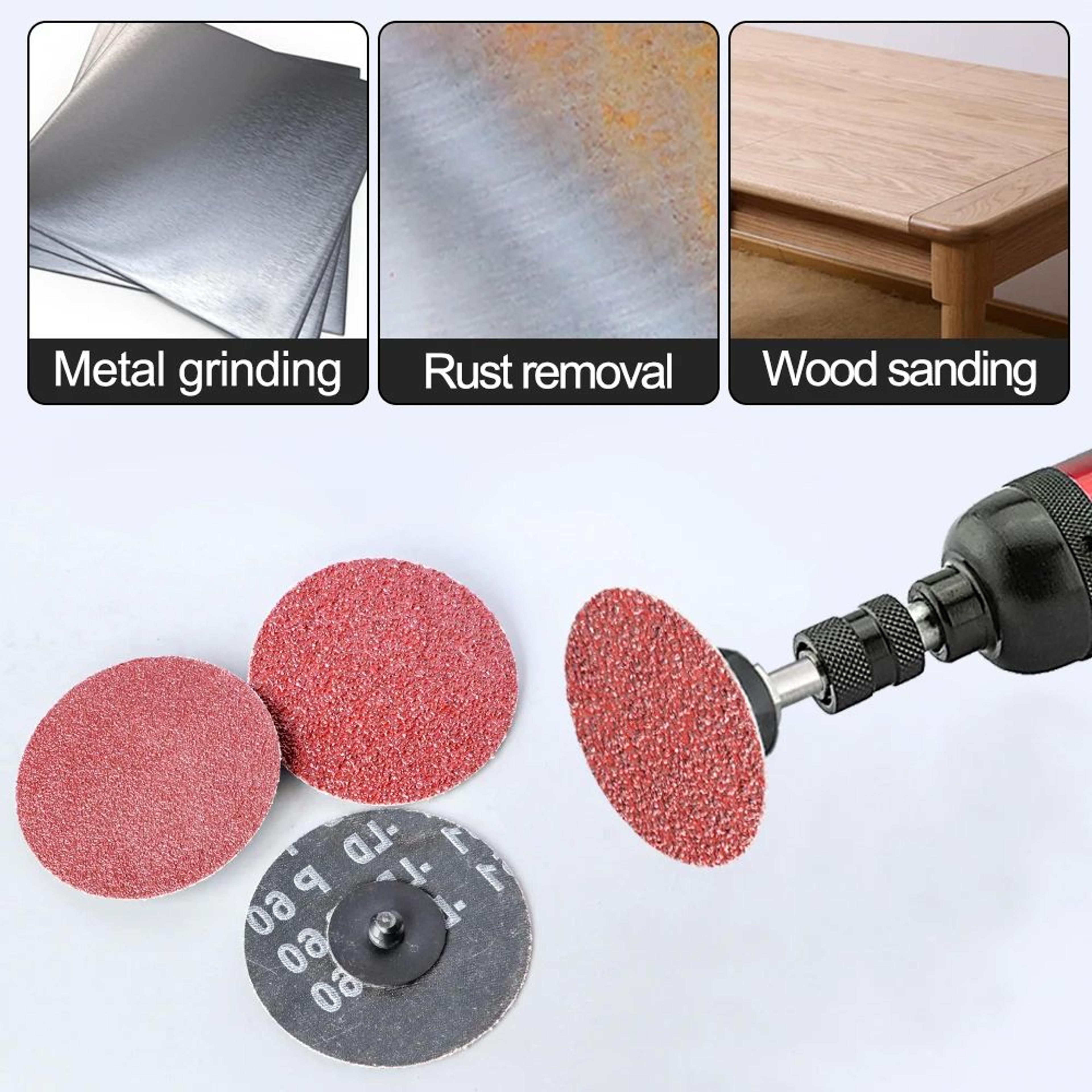 2 Inch Quick Change Sanding Discs RType Roll Lock For Metal Grinding And Surface Conditioning 1