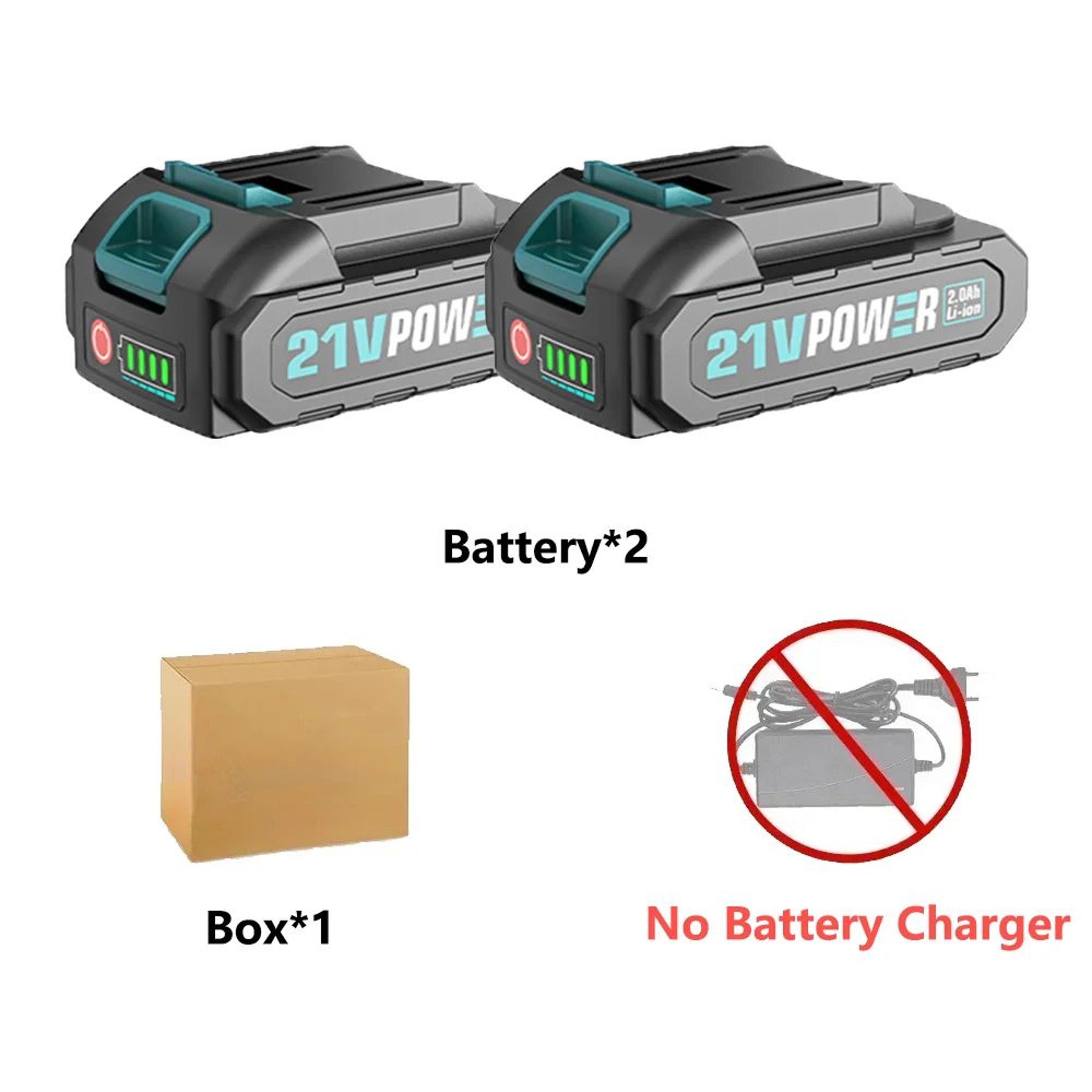 18V 20V 21V Rechargeable Lithium Ion Power Tool Battery With Capacity Indicator 8