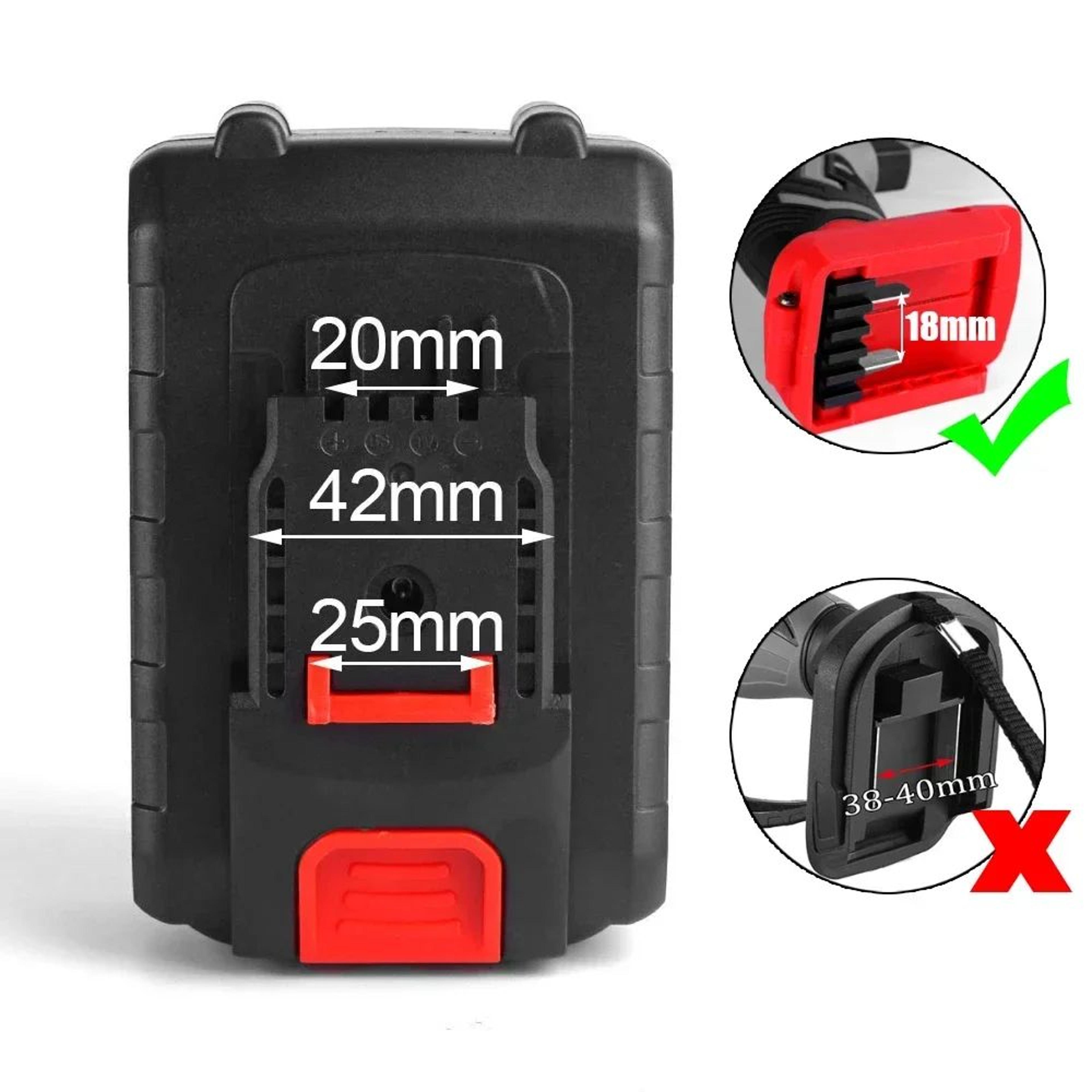 18V 21V Rechargeable Lithium Ion Battery For Cordless Power Tools Electric Wrench And Chainsaw 2