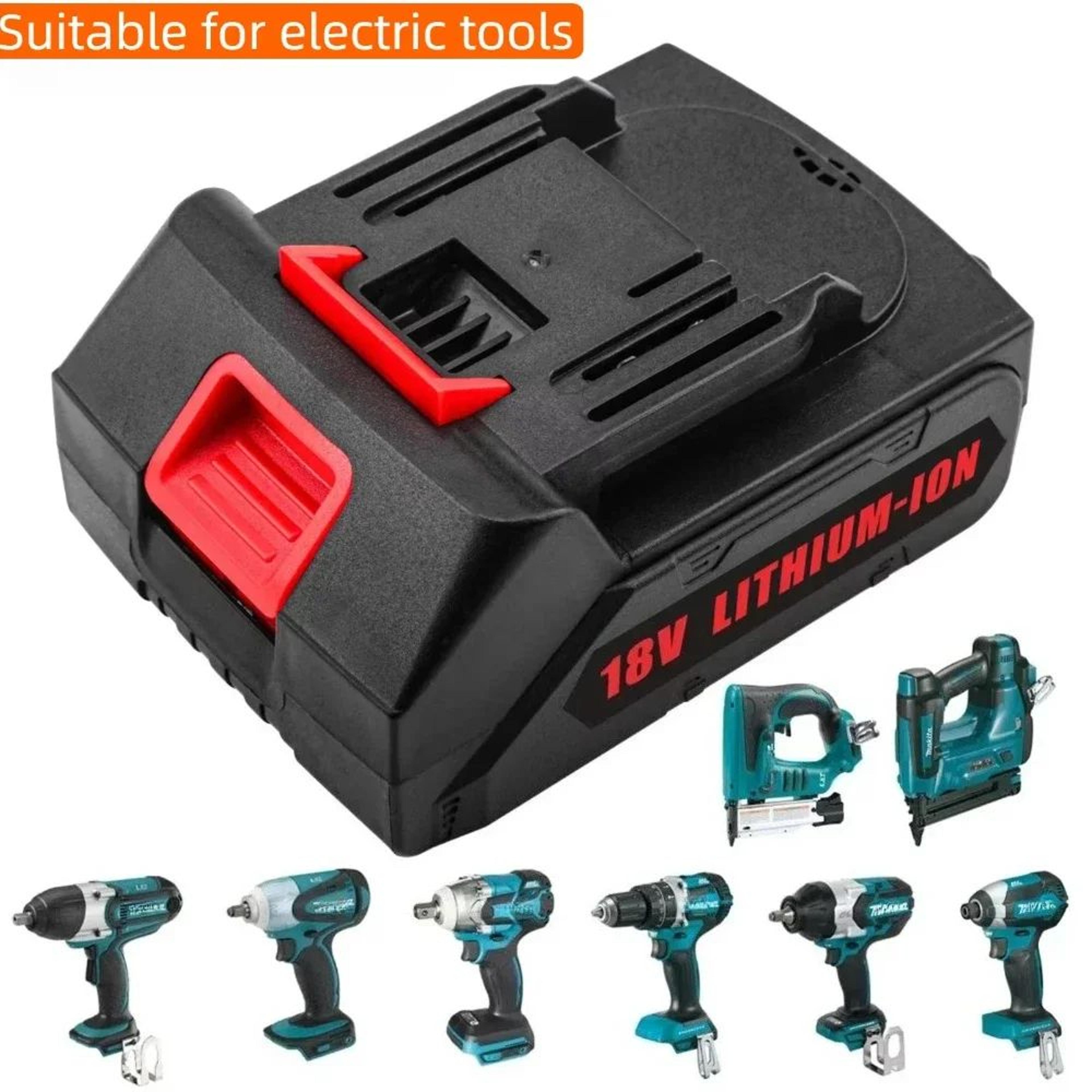 18v 7500mah rechargeable lithium ion battery pack for cordless power tools