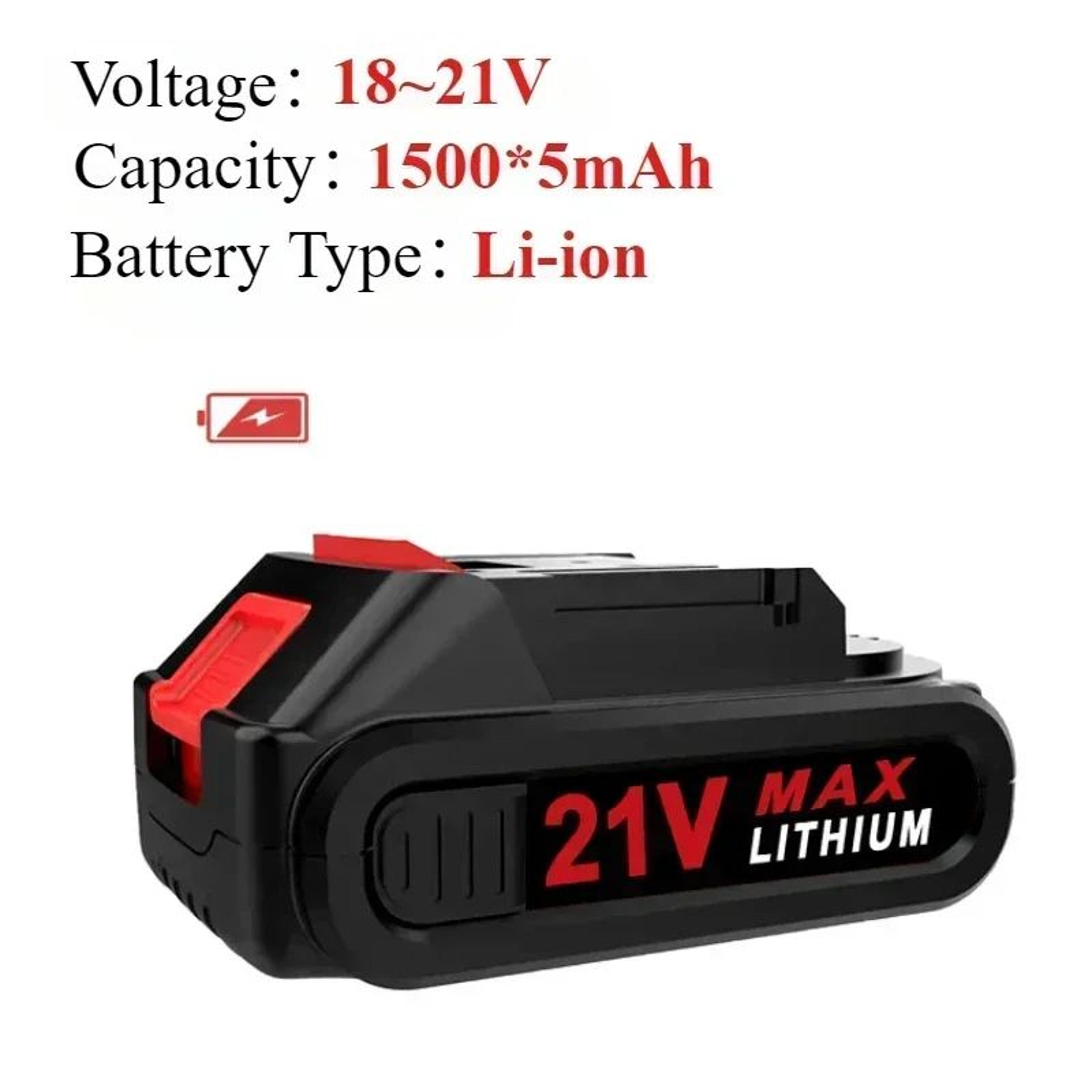 21V High Capacity Rechargeable LithiumIon Battery For Cordless Power Tools 3