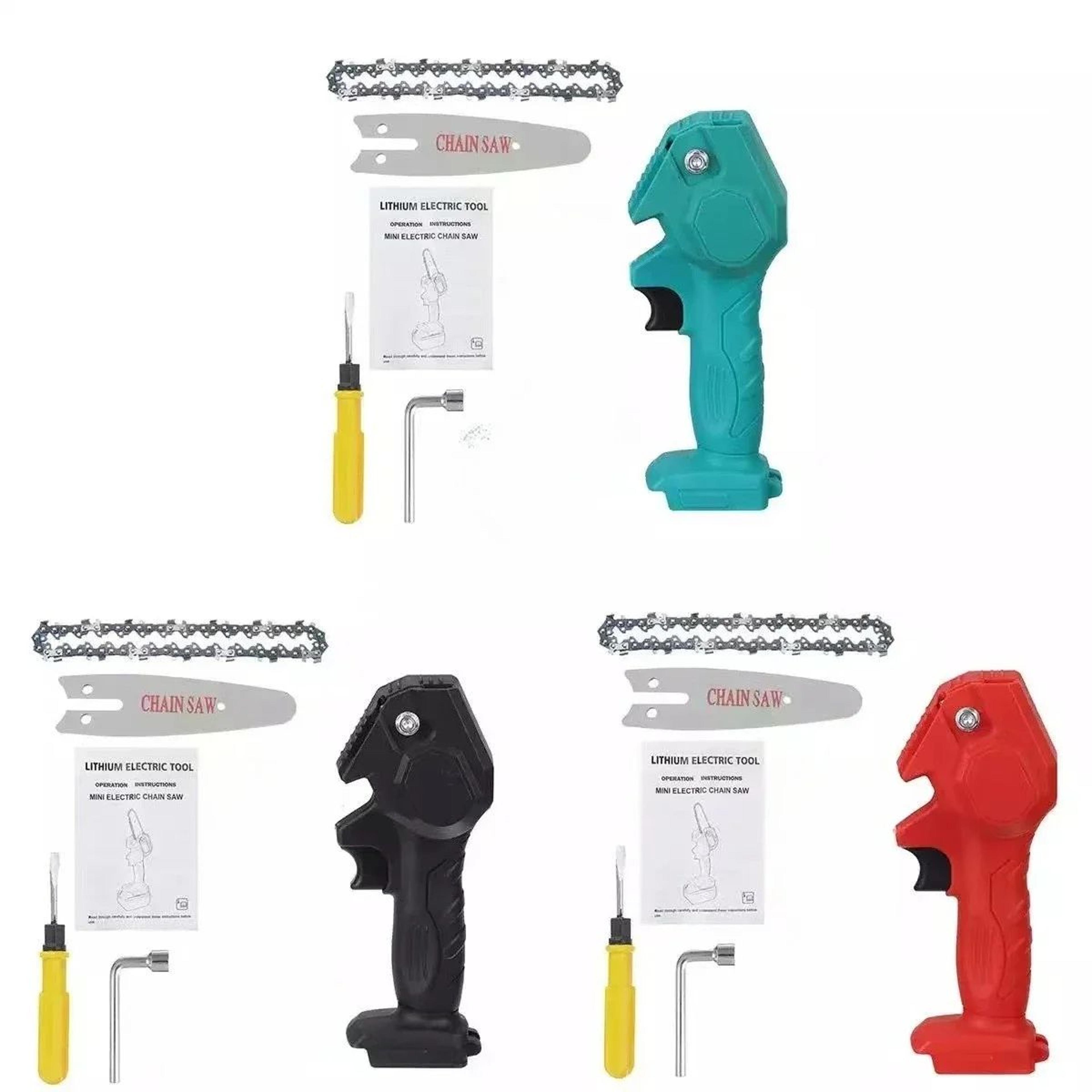 4Inch Cordless Mini Chainsaw Handheld Electric Saw For Garden Pruning And Wood Cutting 2