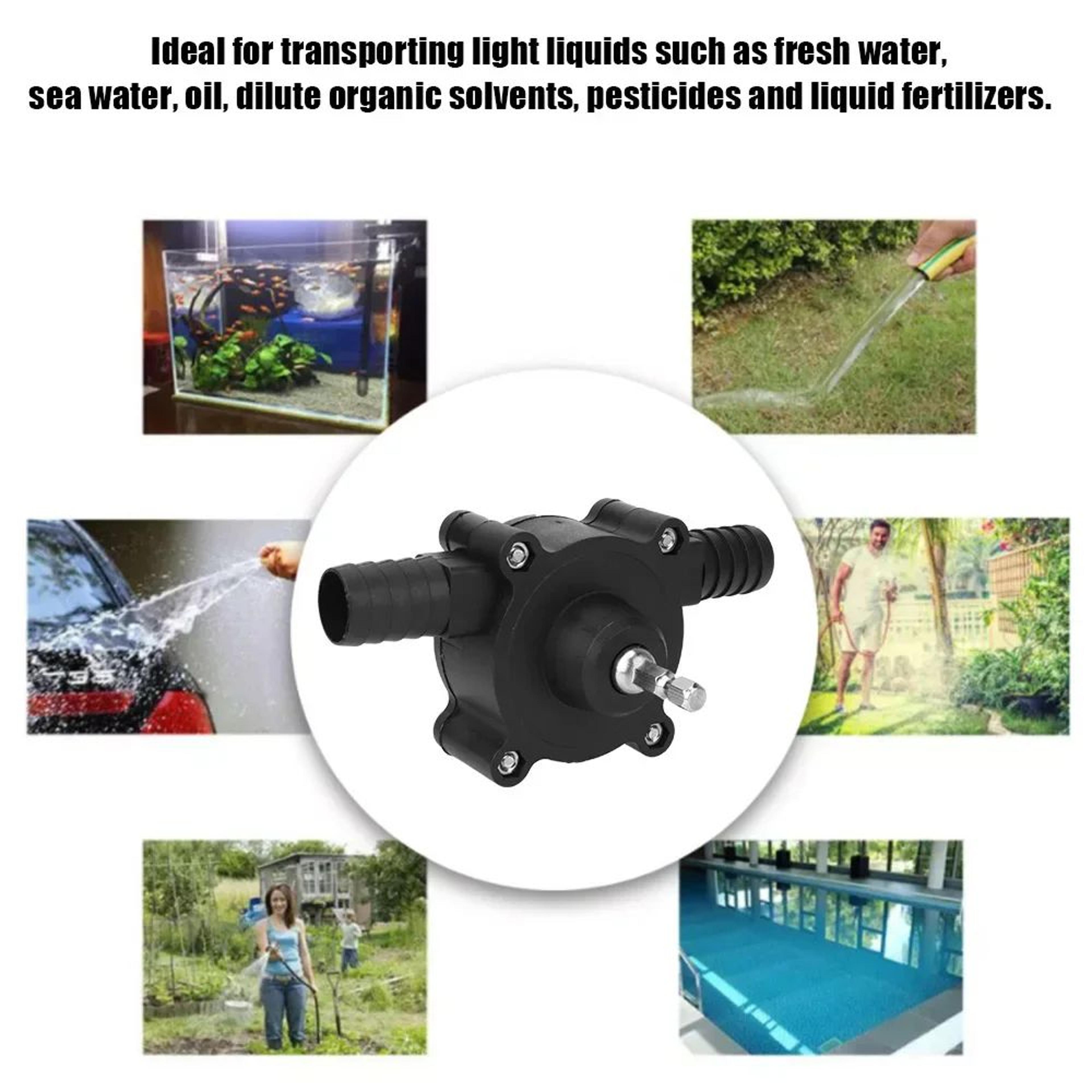Portable Electric Drill Pump SelfPriming Water And Liquid Transfer Tool 3