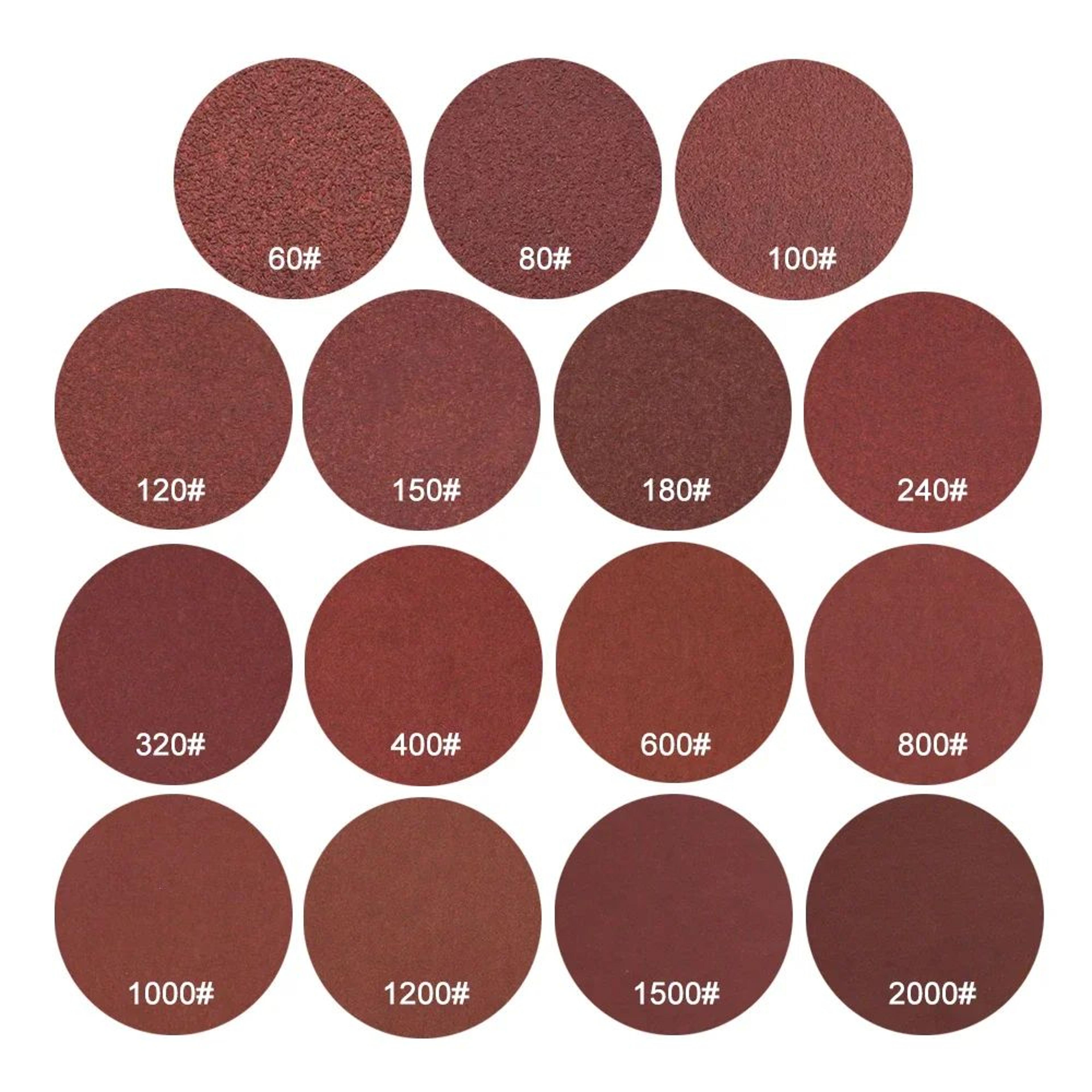 2 inch hook and loop sanding discs 40-240 grit for smooth wood polishing