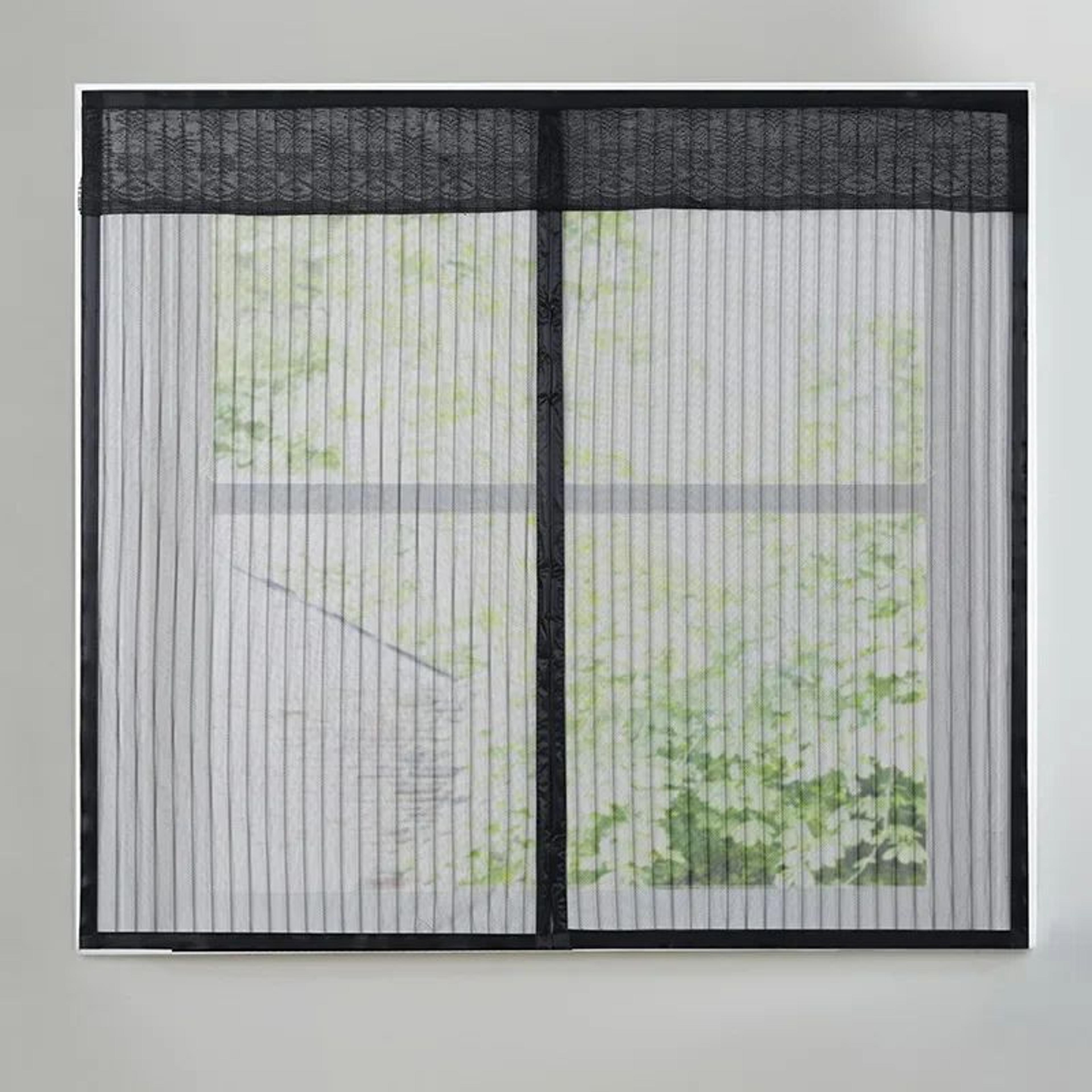 SelfClosing Magnetic Window Screen Curtain For Mosquito And Insect Protection 4