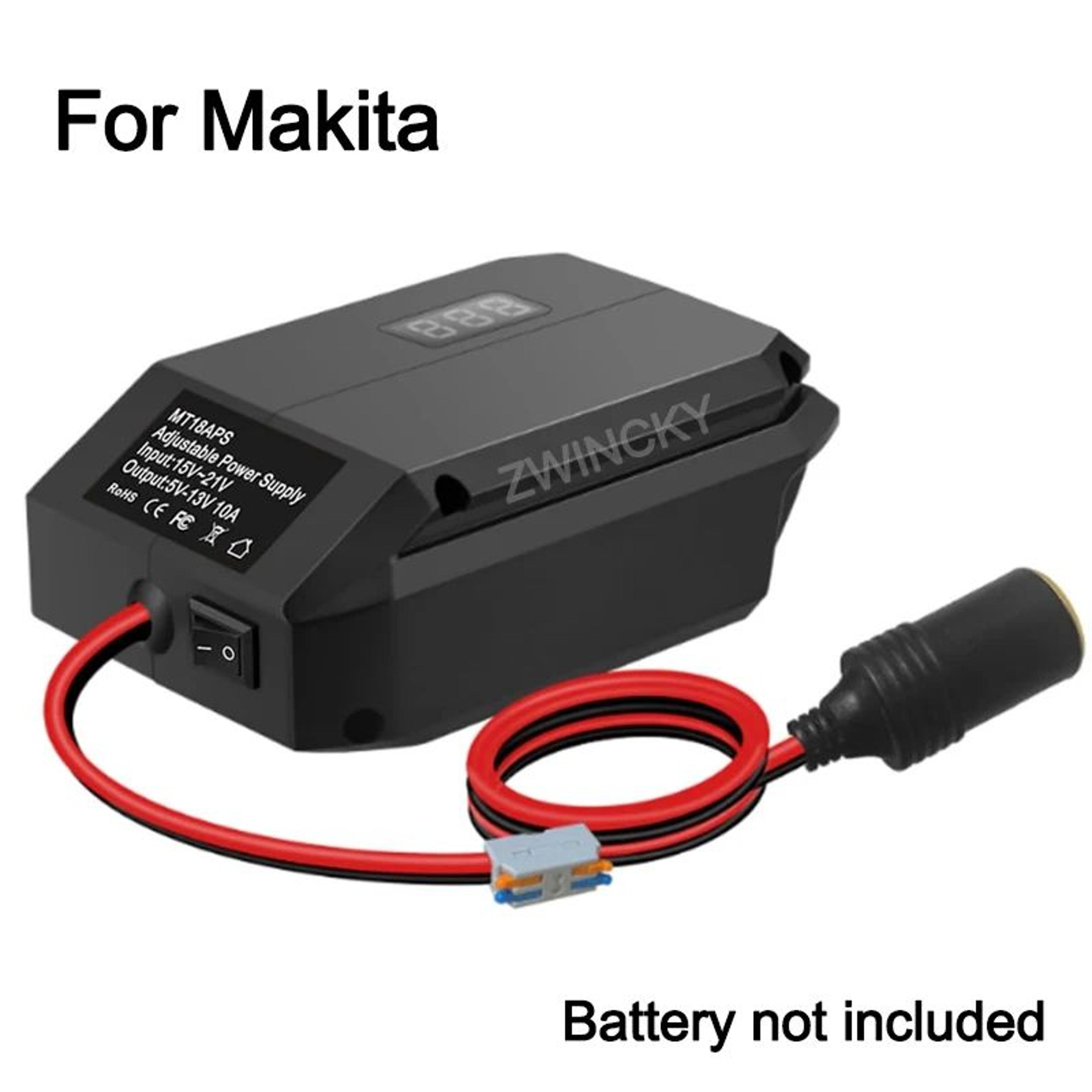18V Battery Step Down Converter 513V Adjustable Voltage Regulator With Cigarette Lighter Socket 5