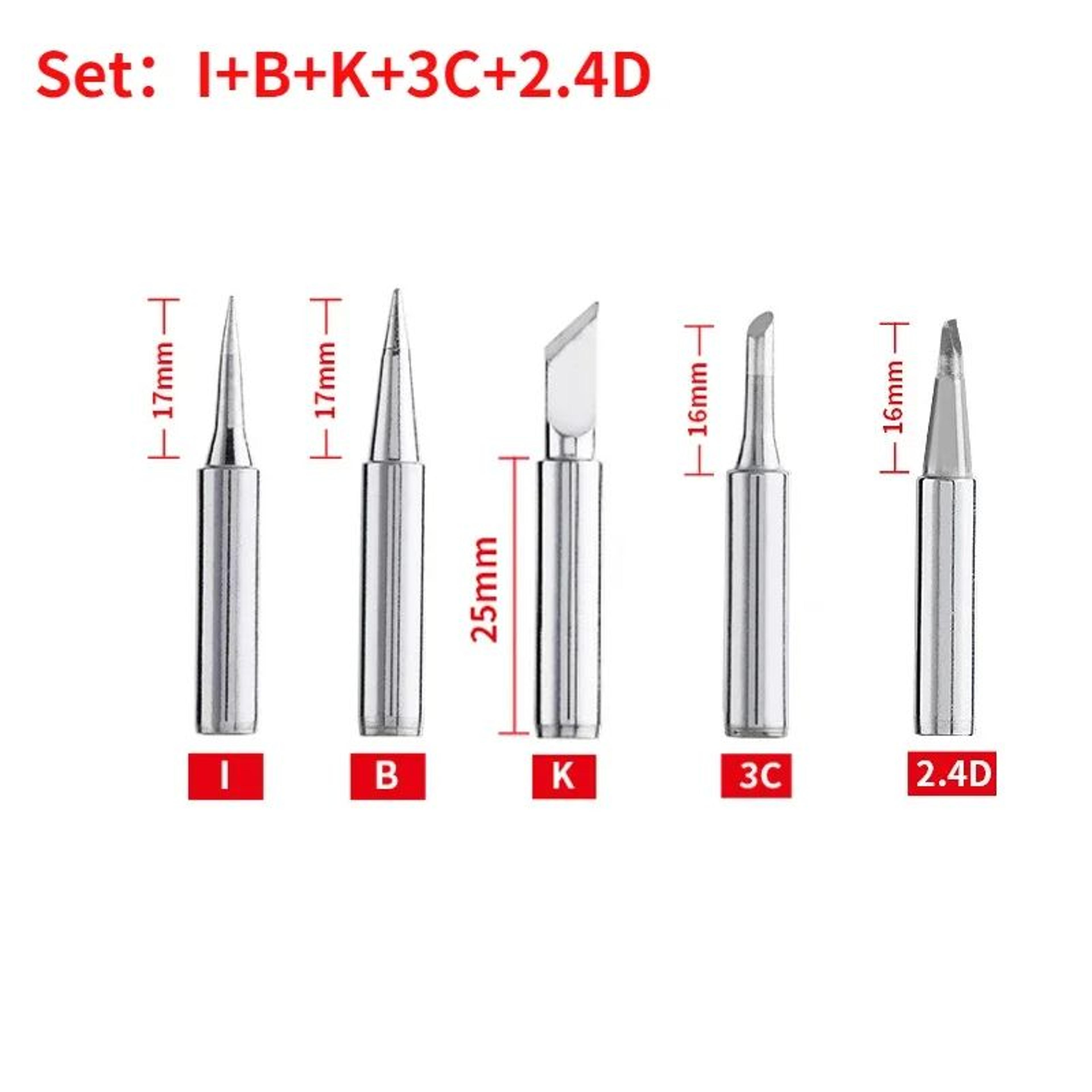 900MT LeadFree Soldering Iron Replacement Tips Set 5PCS12PCS For Precision Repairs 9
