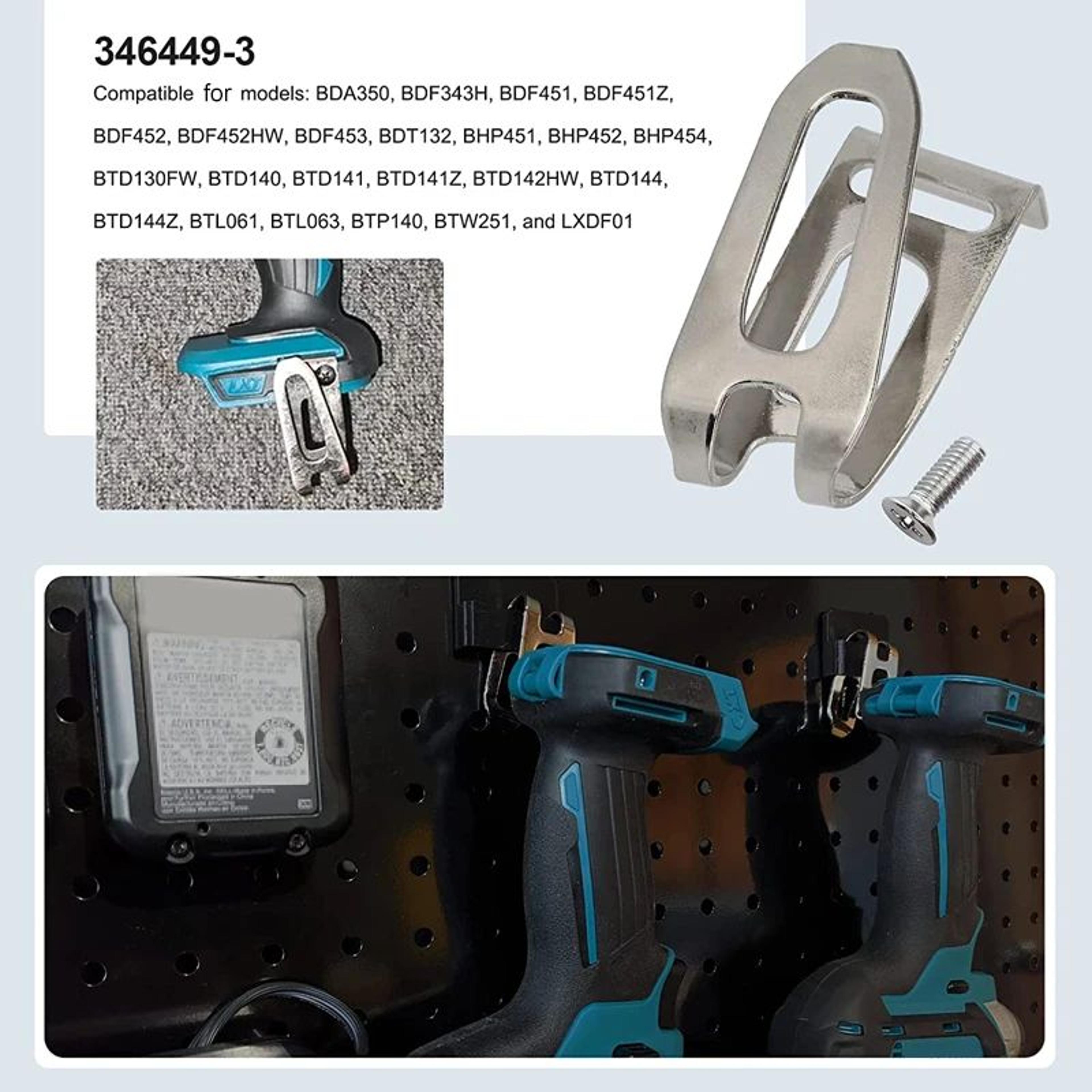 18V Cordless Drill Belt Clip Hook And Impact Driver Tool Holder 4