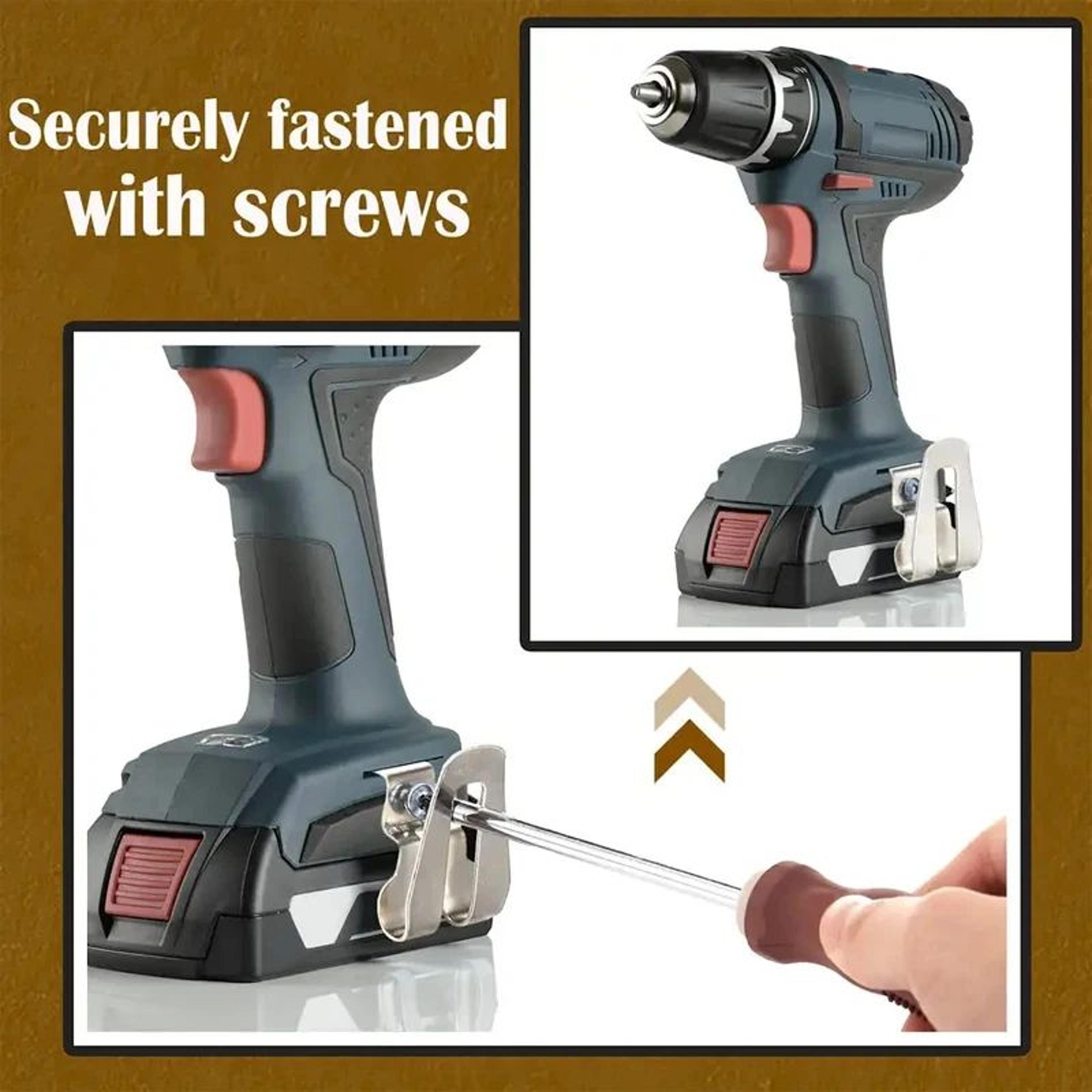 18V Cordless Drill Belt Clip Hook And Impact Driver Tool Holder 2