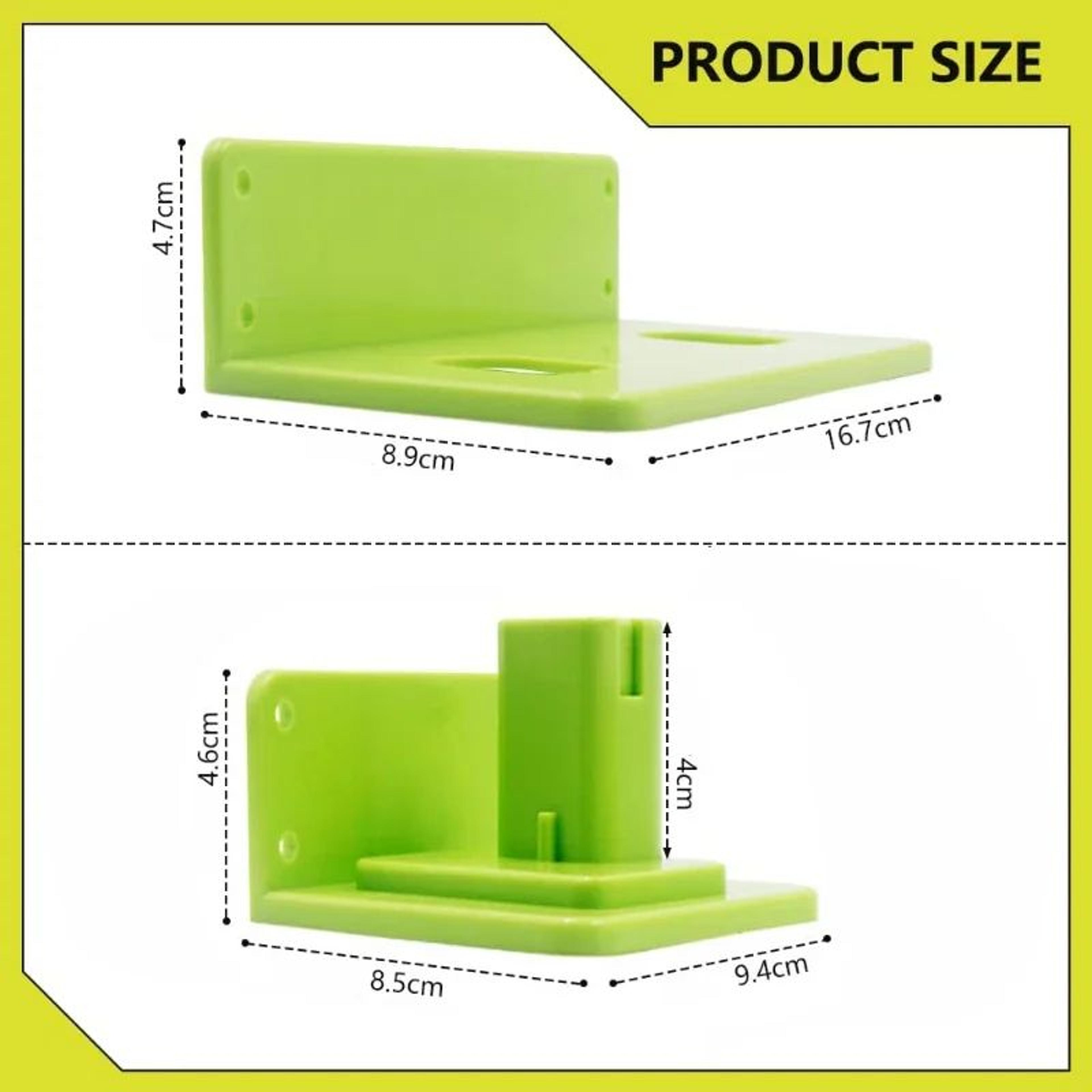 2PCS 18V Battery Wall Mount Holders For Organized Power Tool Storage 2