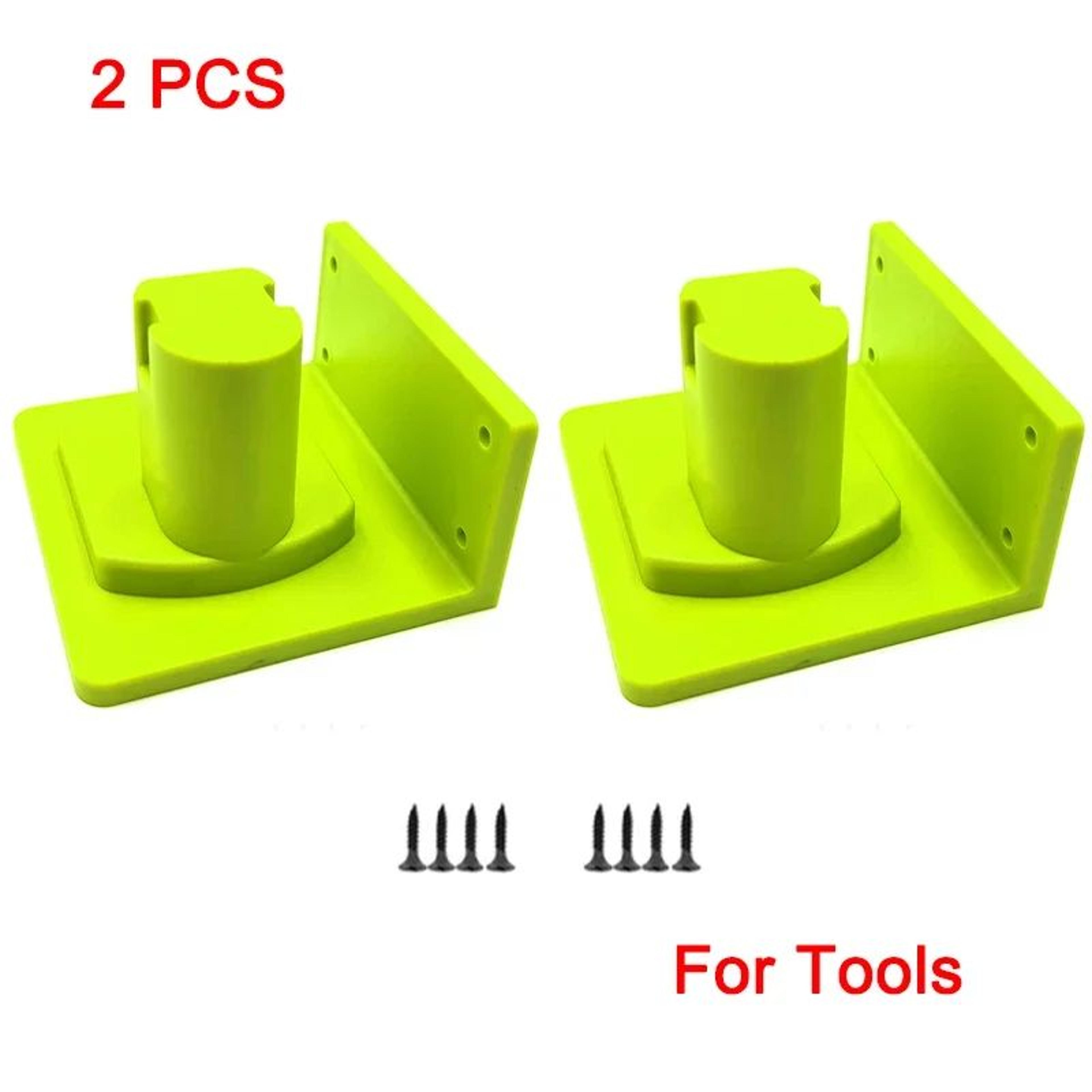 2PCS 18V Battery Wall Mount Holders For Organized Power Tool Storage 9