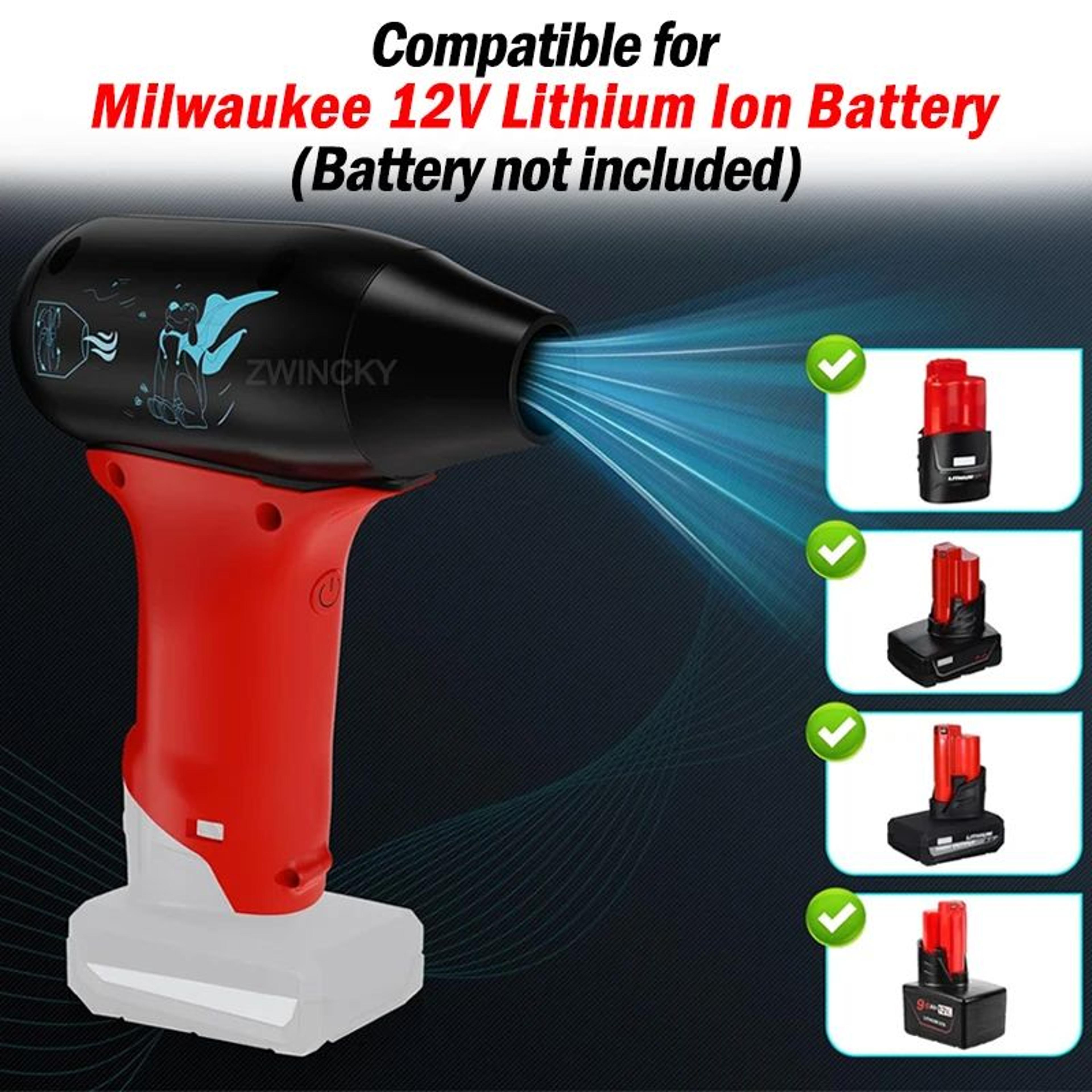 12V Cordless Turbo Jet Blower 4Speed Handheld Air Duster For Dust Cleaning 2