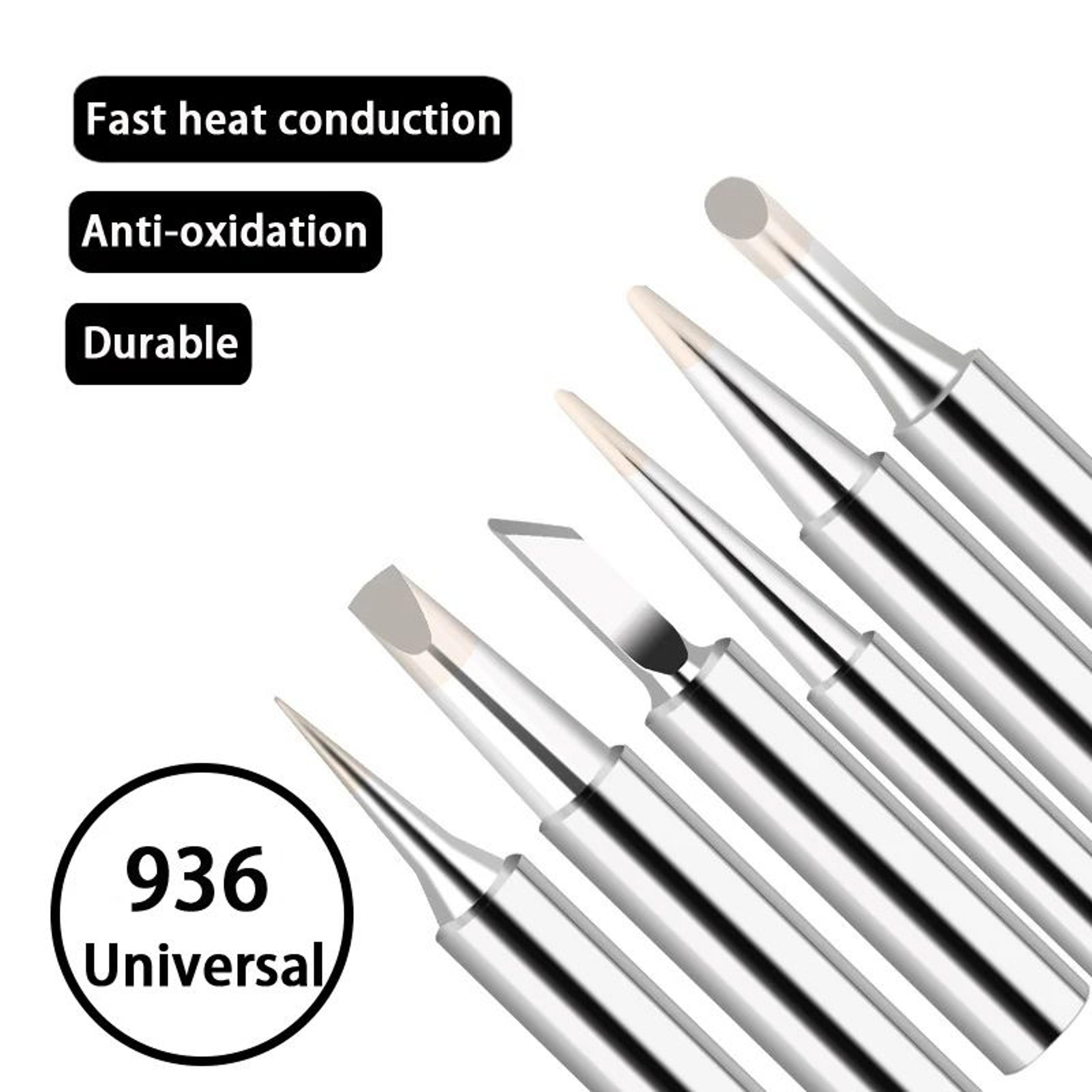 5PCS 900MT Soldering Iron Tips Set For Precision Electronics Repair 4