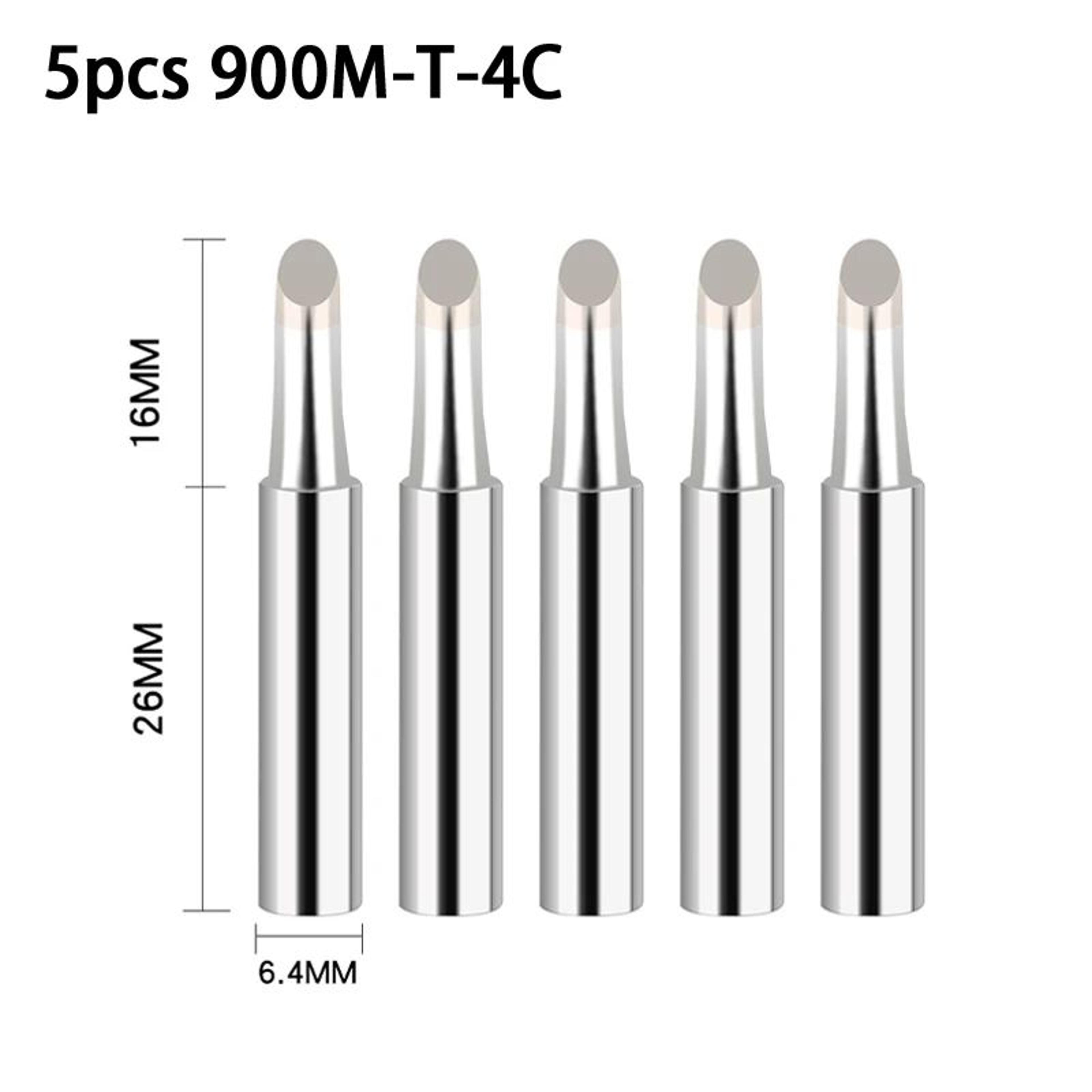5PCS 900MT Soldering Iron Tips Set For Precision Electronics Repair 12