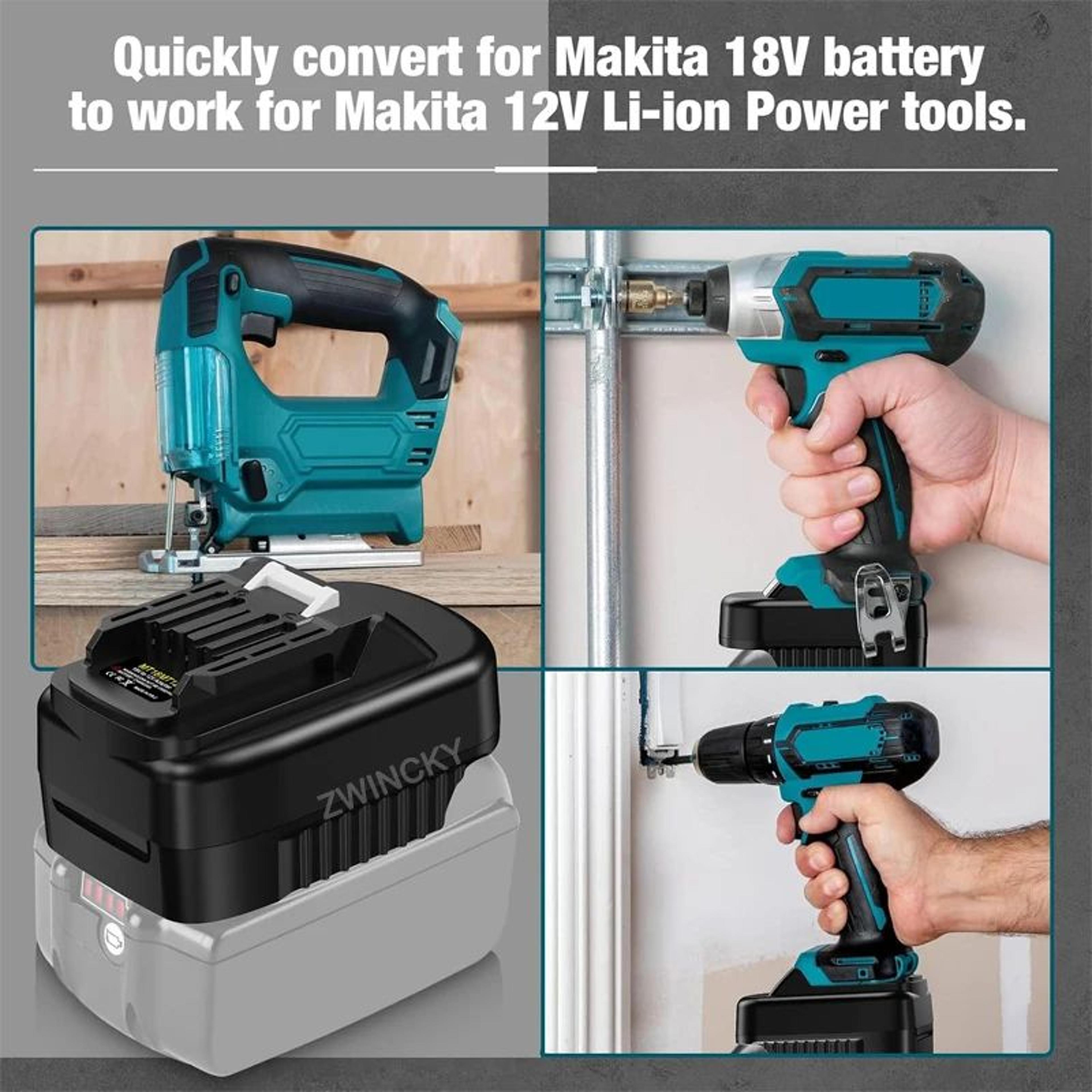 18V To 12V Lithium Battery Adapter Converter For Cordless Power Tools 2