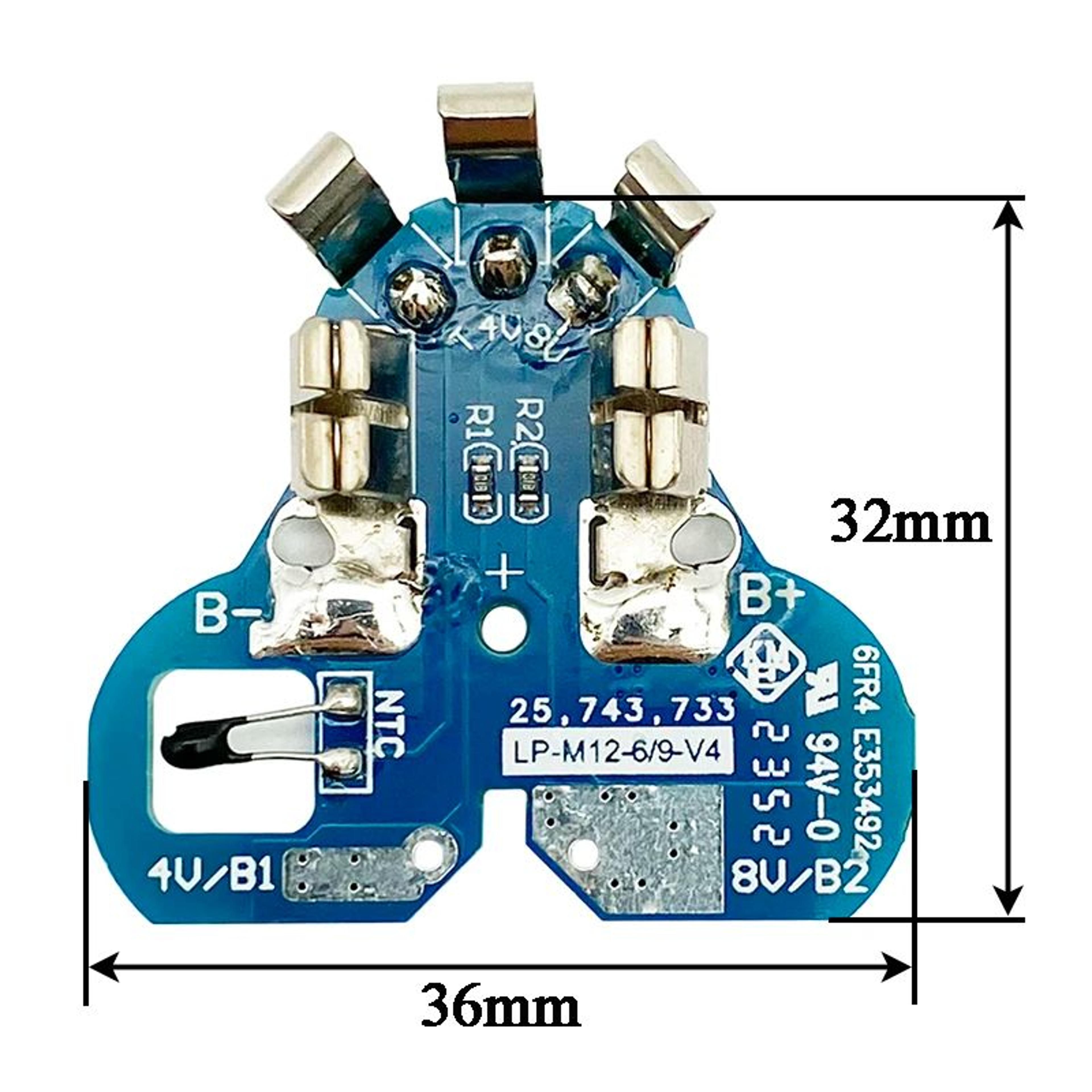 12V 3Cell Lithium Battery Case With BMS Protection Circuit Board For Power Tool Battery Repair 5